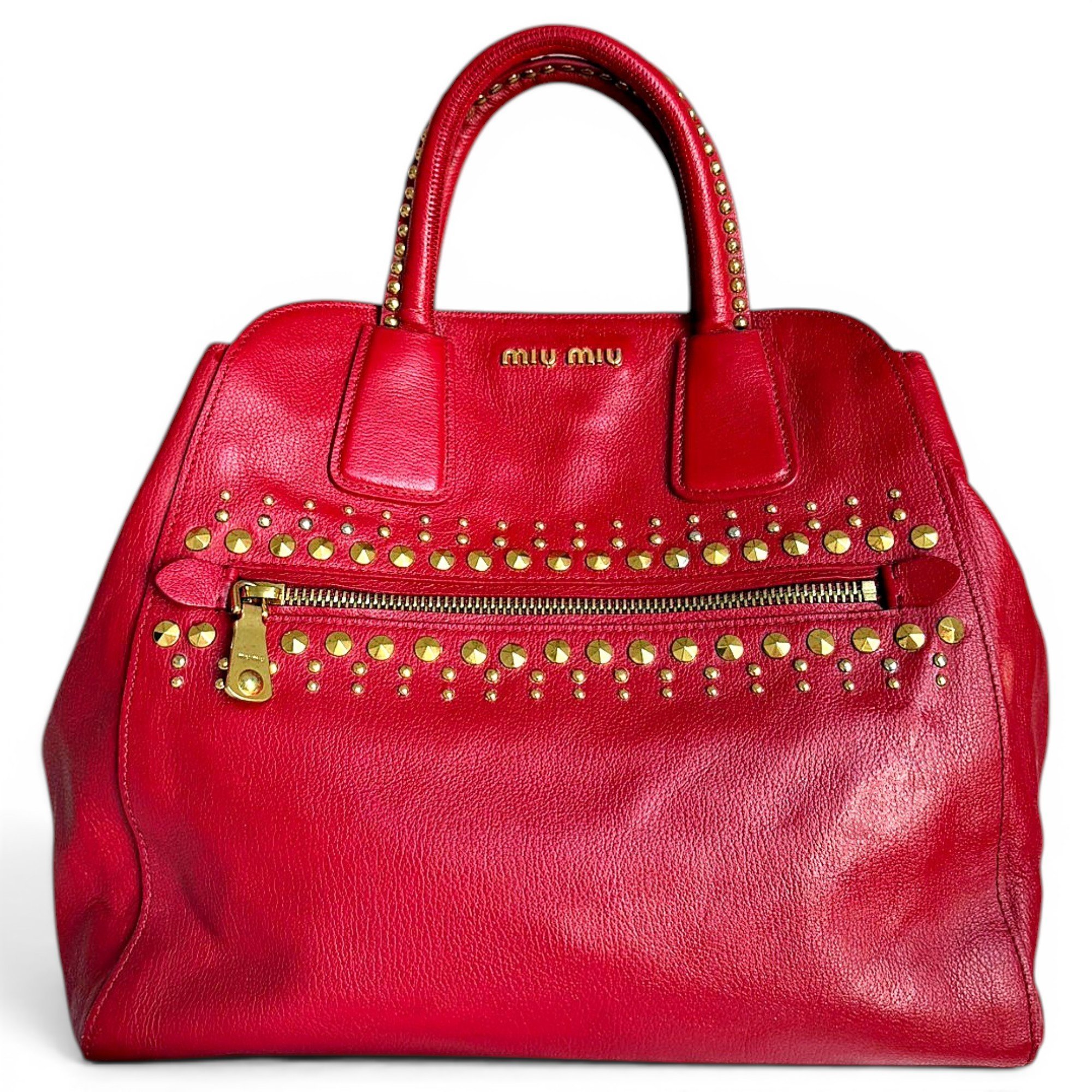 Leather handbag