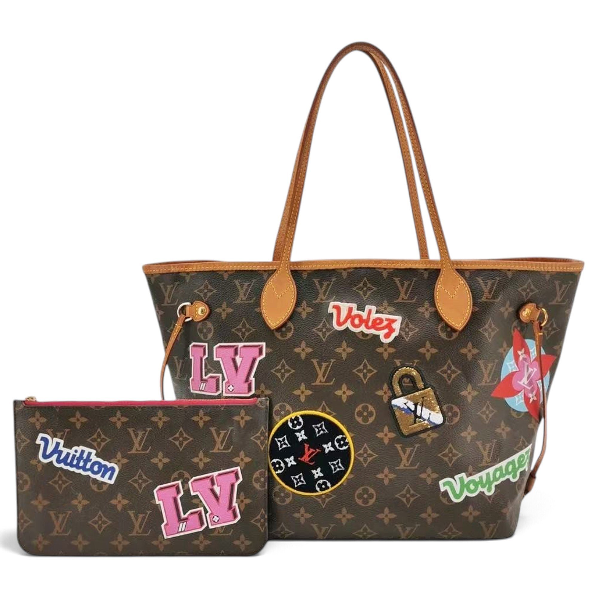 Neverfull leather handbag