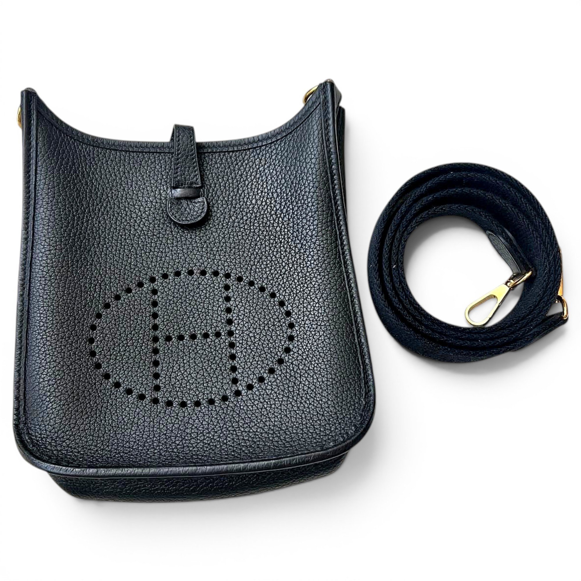 Hermes Evelyne Handbag Clemence Leather 2020
