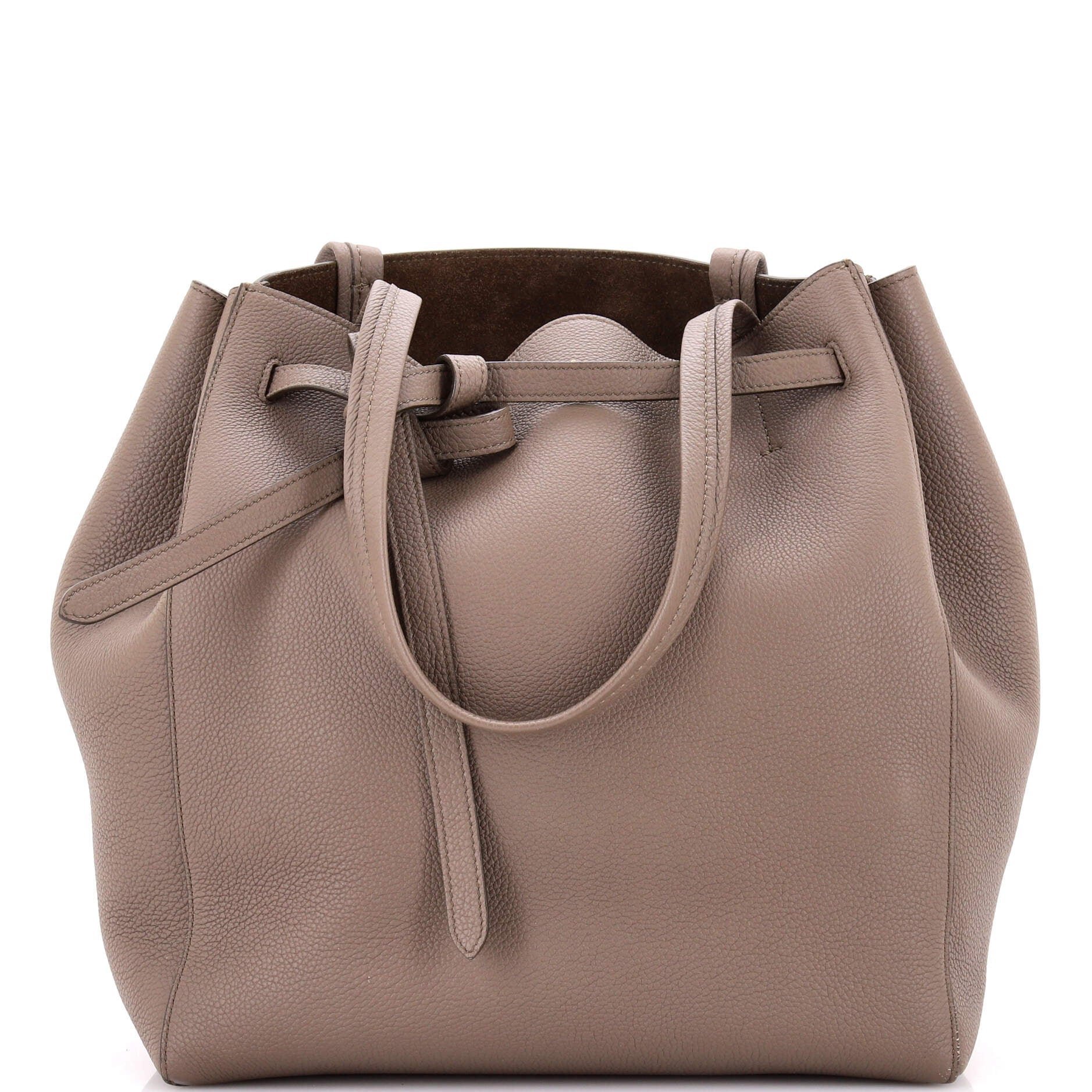 Leather tote