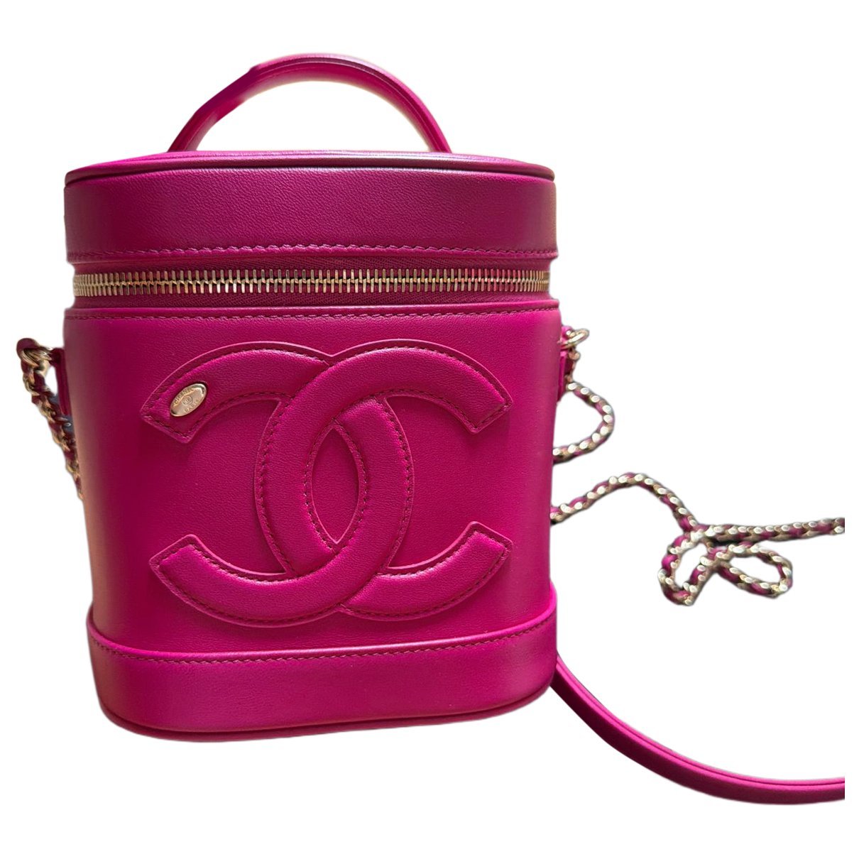 Chanel Vanity leather handbag