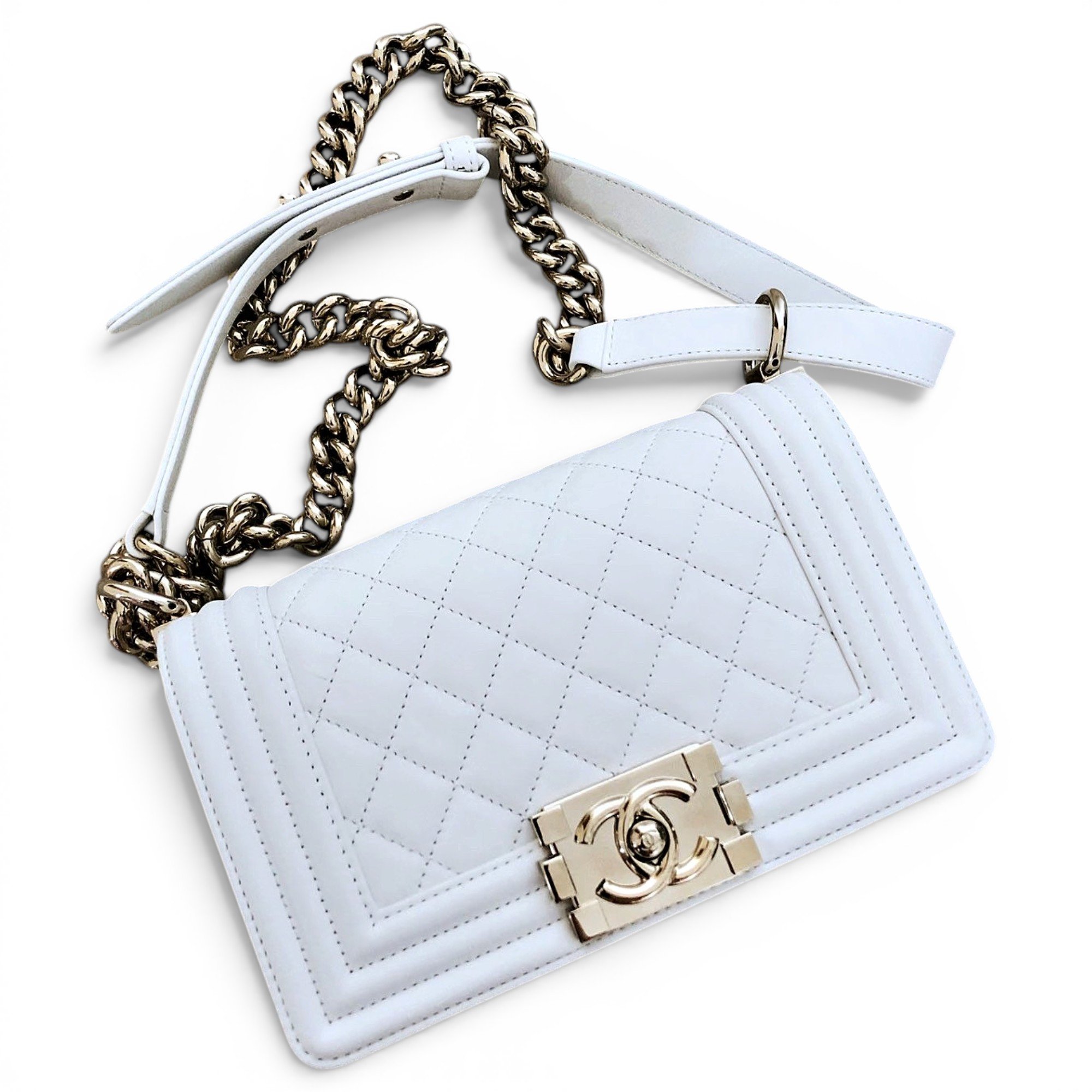 Boy leather crossbody bag