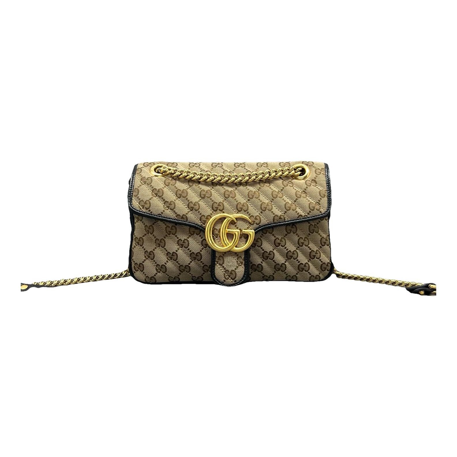GG Marmont Flap leather handbag