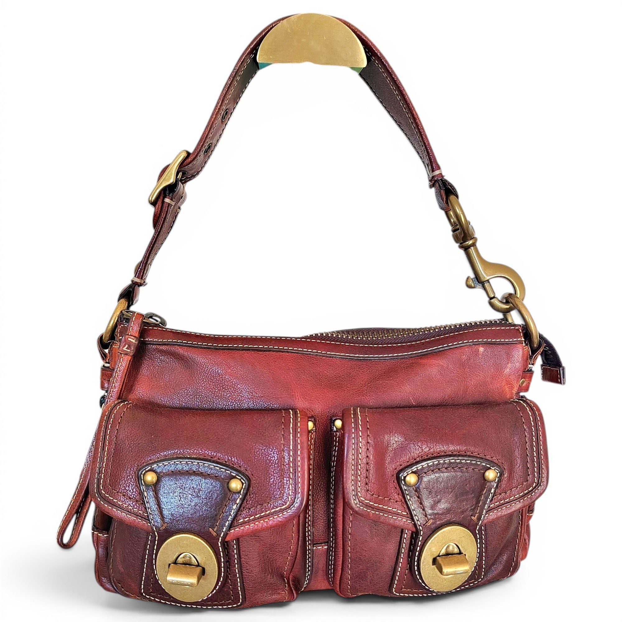 Leather handbag