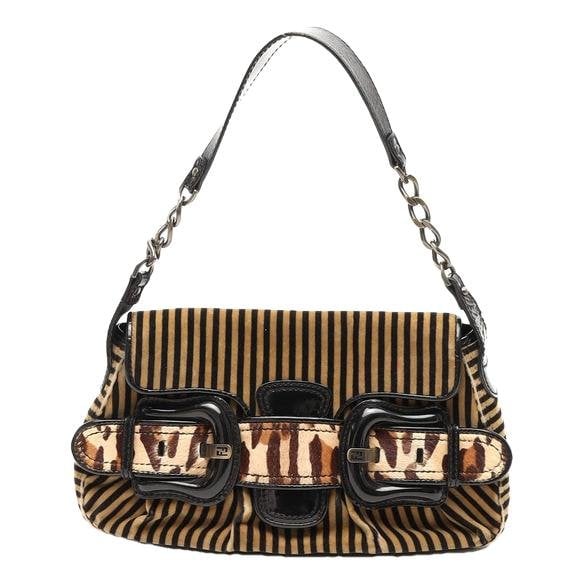 Velvet handbag