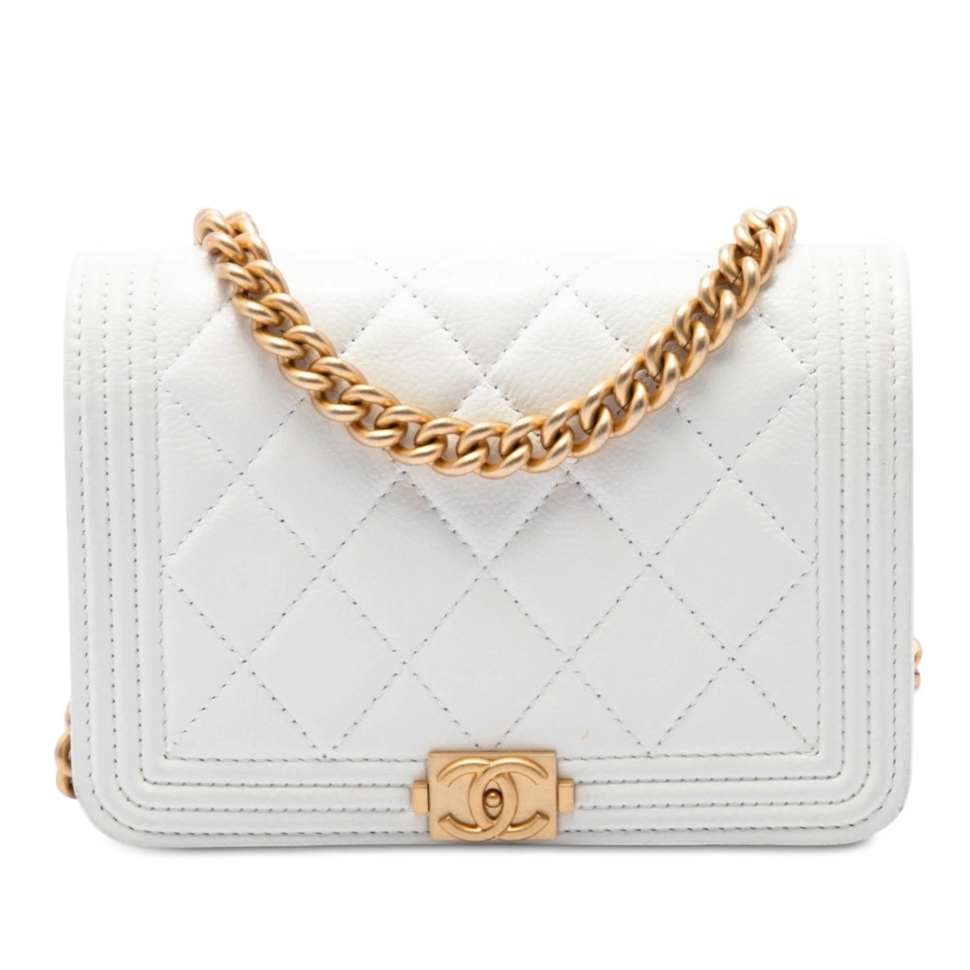 Wallet On Chain Boy leather handbag