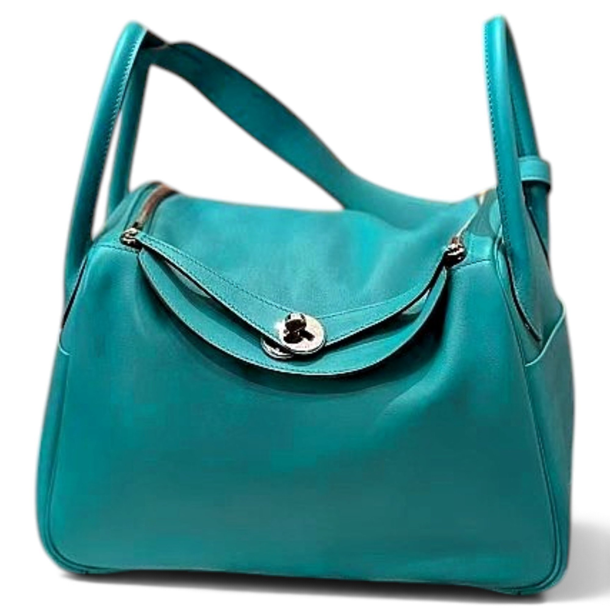 Hermes Lindy leather handbag