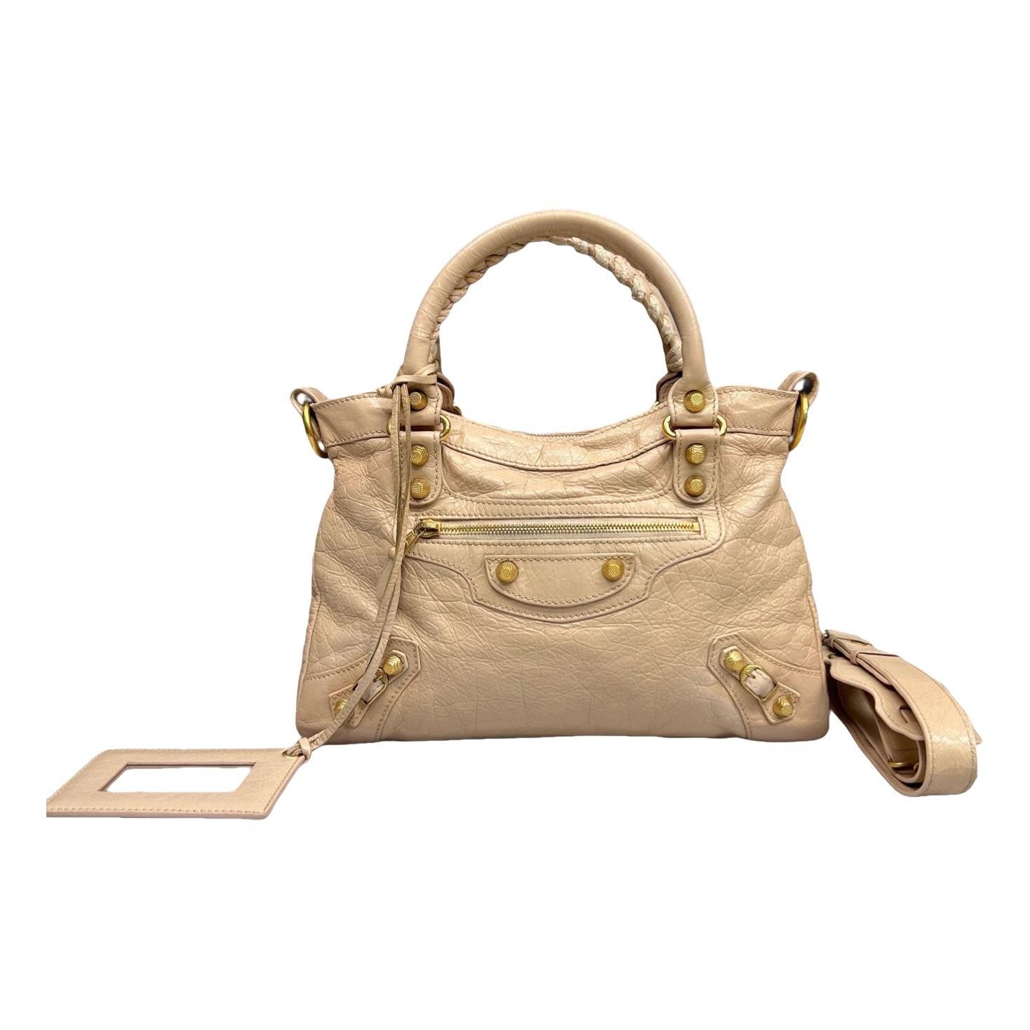 Leather handbag