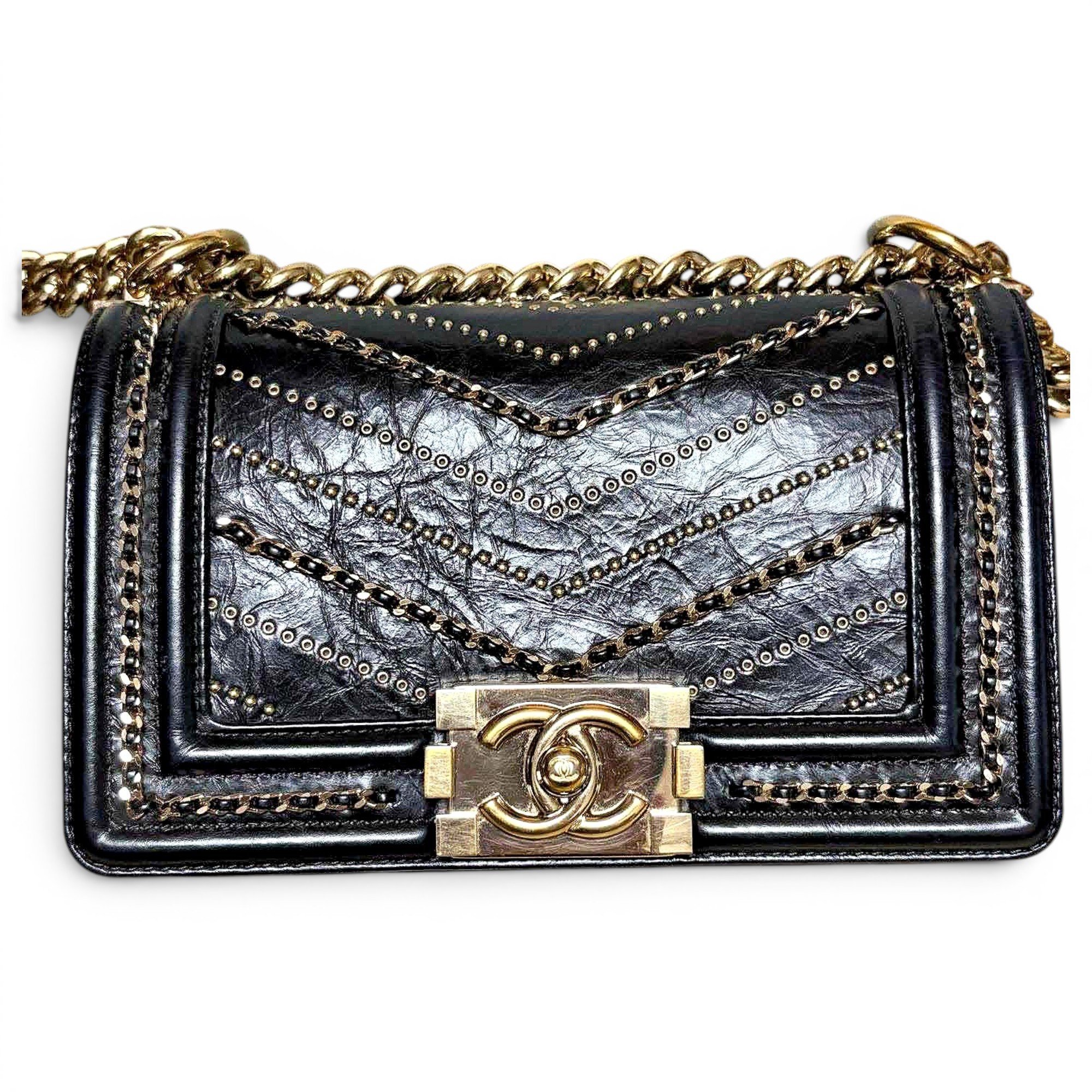Chanel Boy leather crossbody bag