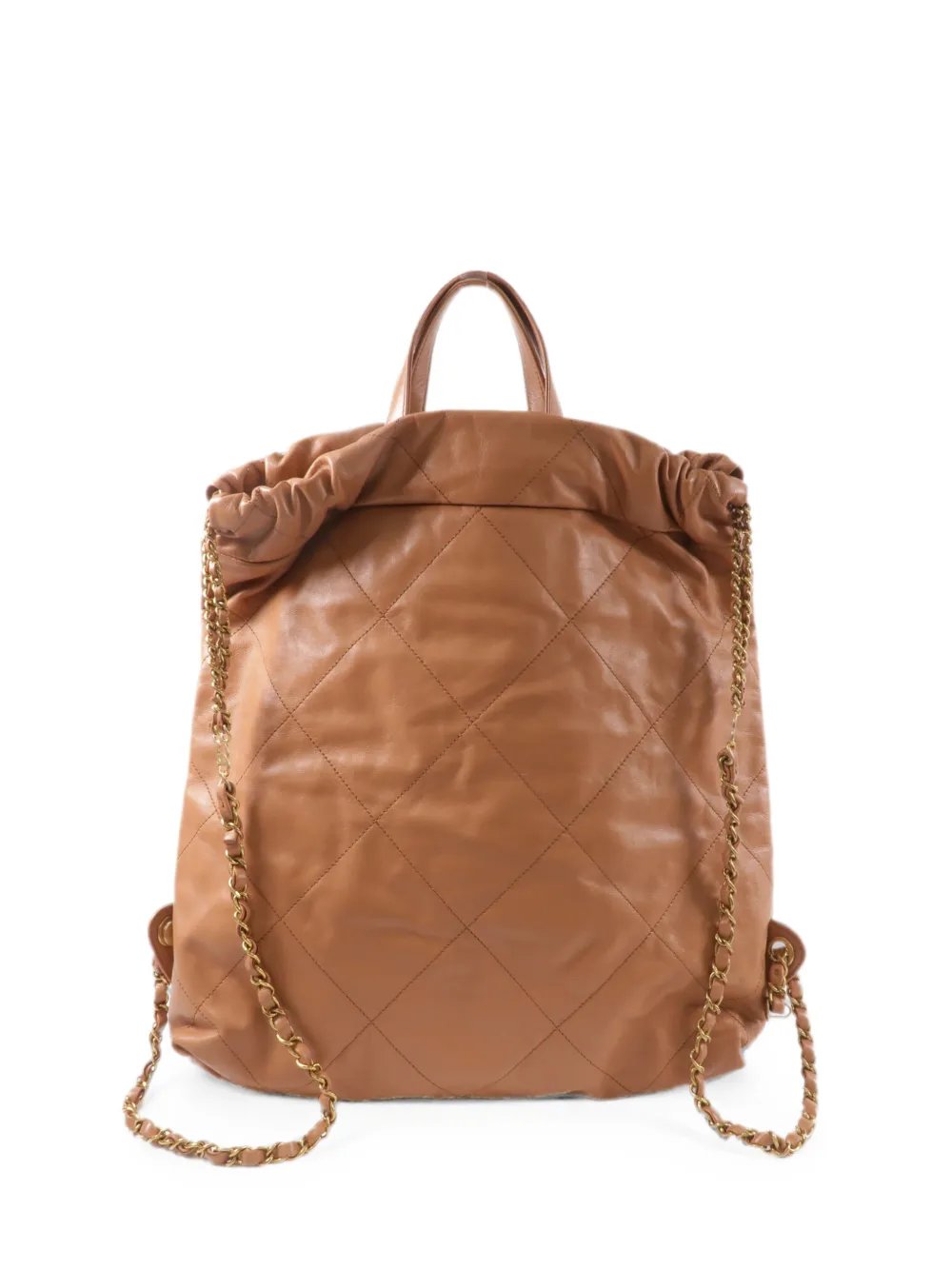 Chanel 22 quilted leather backpack