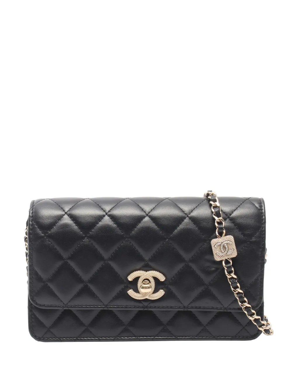 2021-2026 CC Quilted Lambskin Wallet on Chain crossbody bag