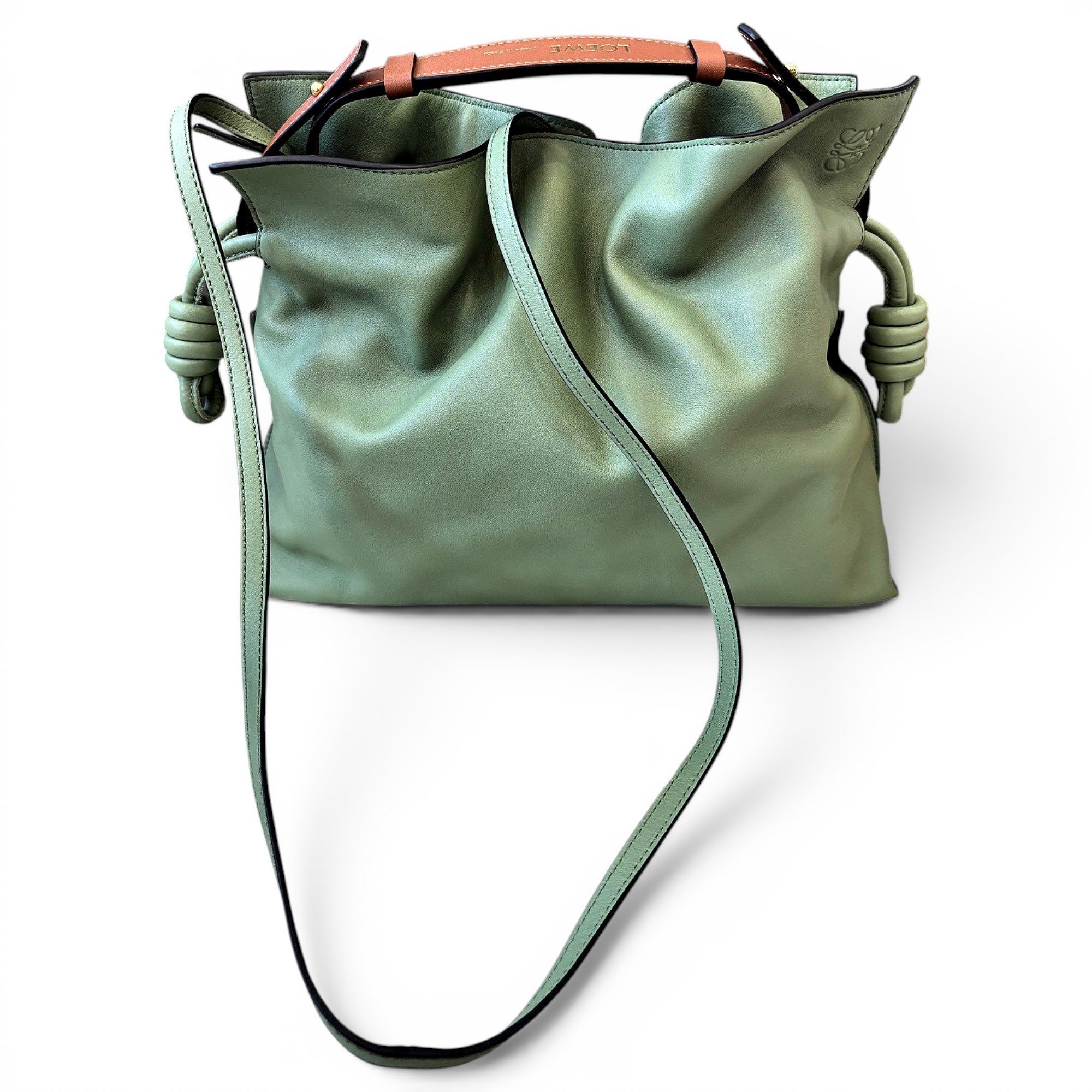 Flamenco leather handbag