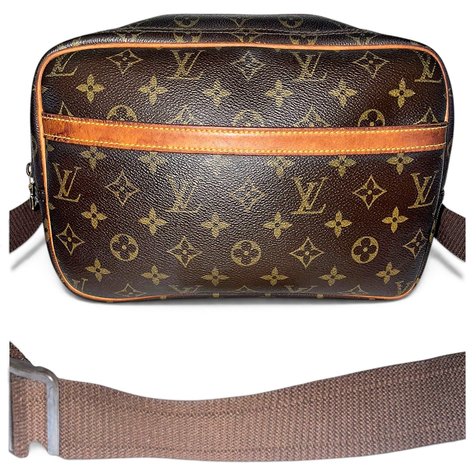 Reporter leather crossbody bag
