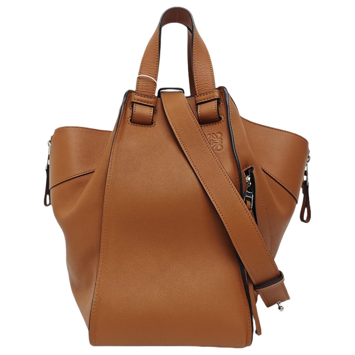Hammock leather handbag