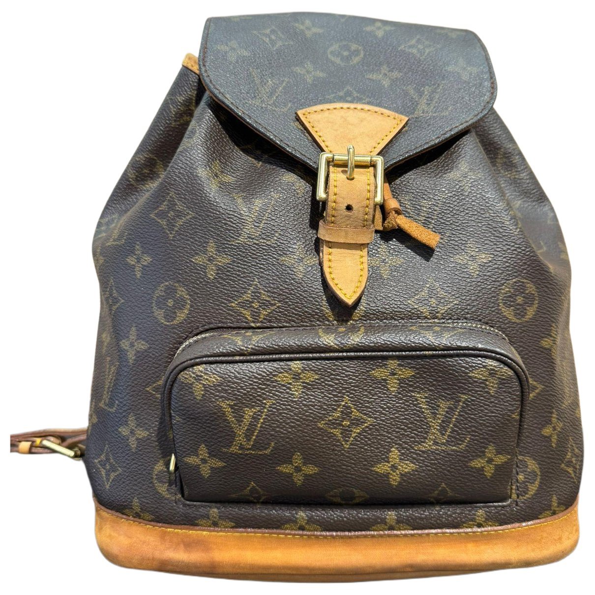 Louis Vuitton Montsouris Vintage cloth backpack