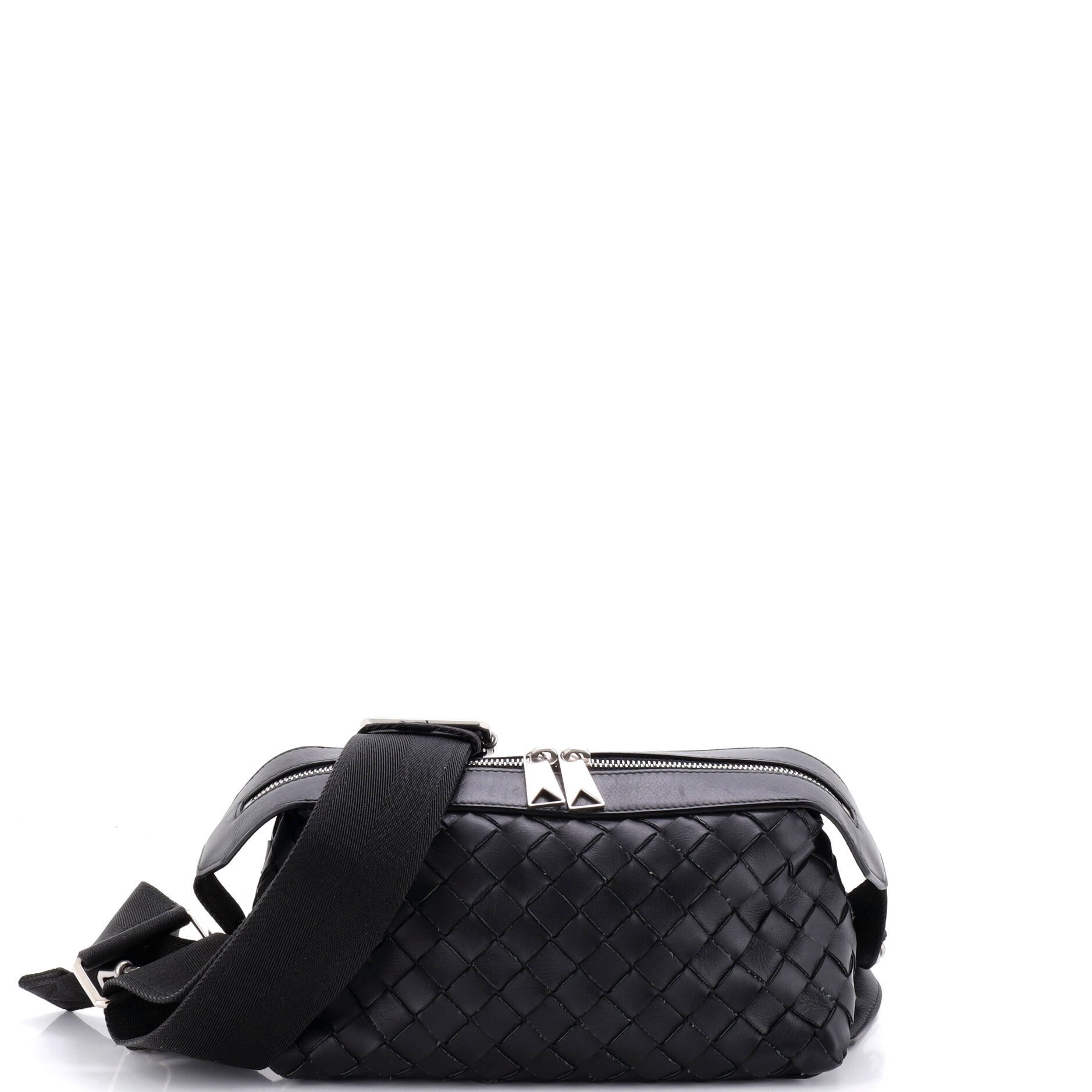 Hydrology Sling Crossbody Bag Intrecciato Leather