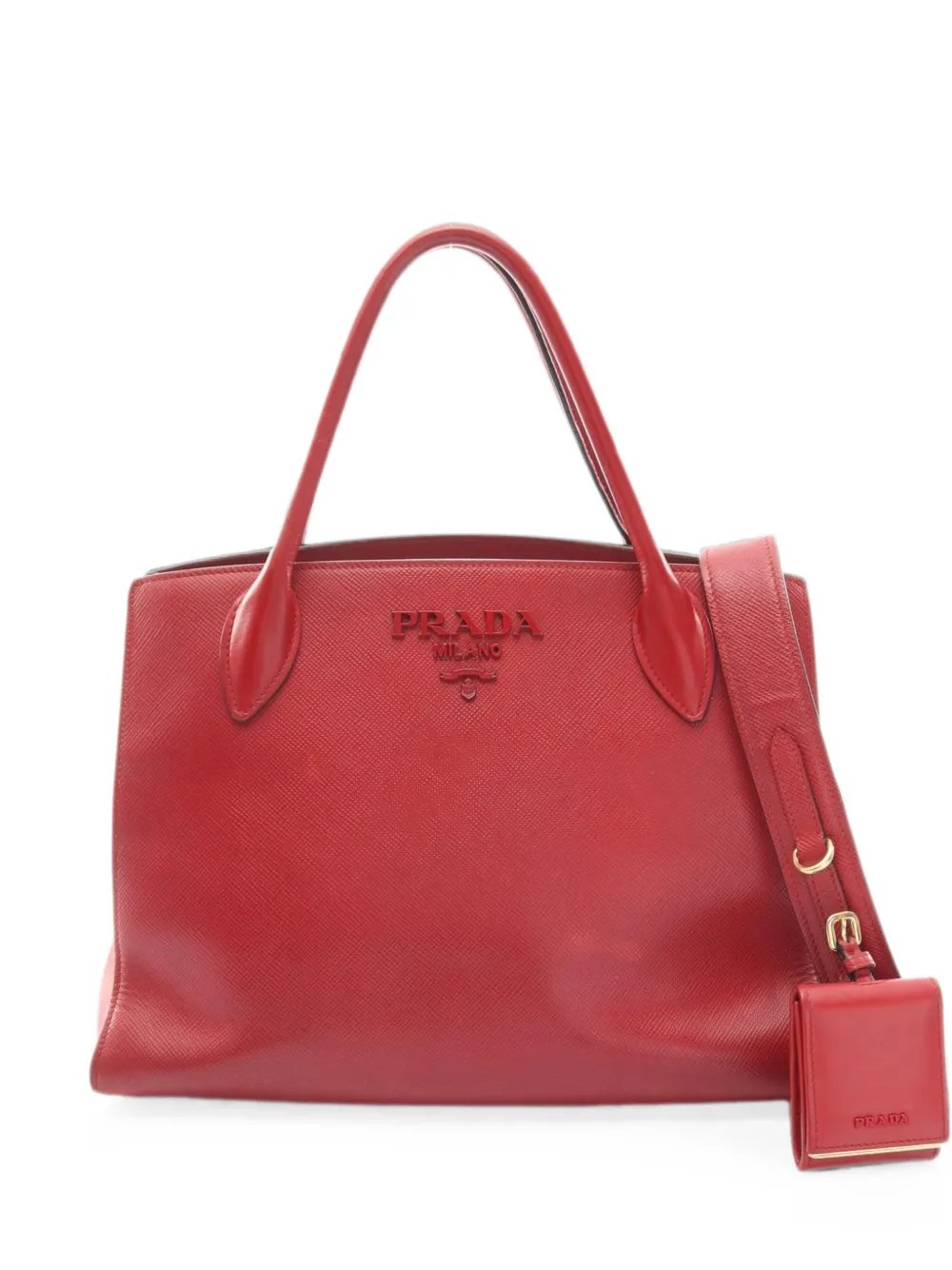 2000s Saffiano Cuir tote bag