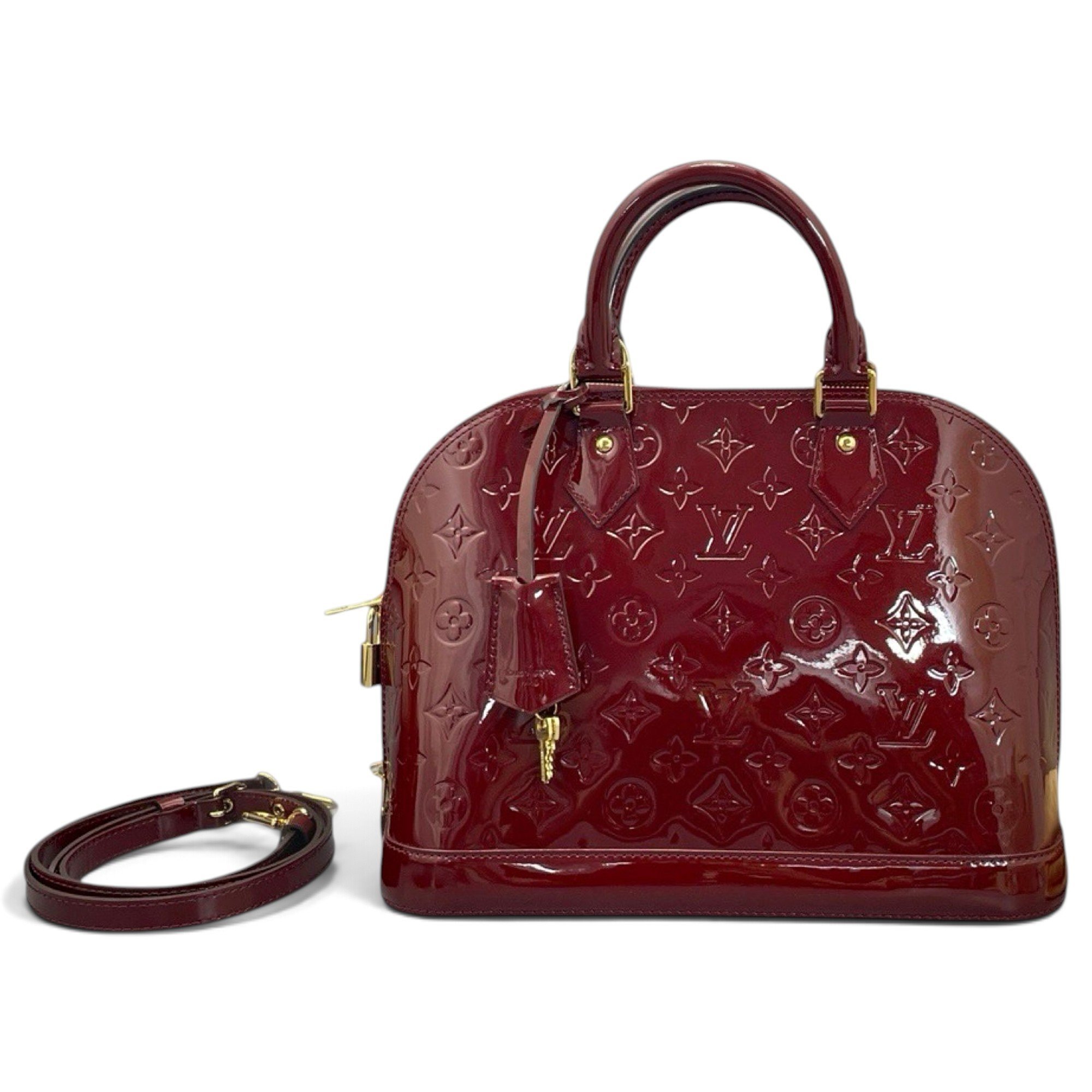 Alma patent leather handbag