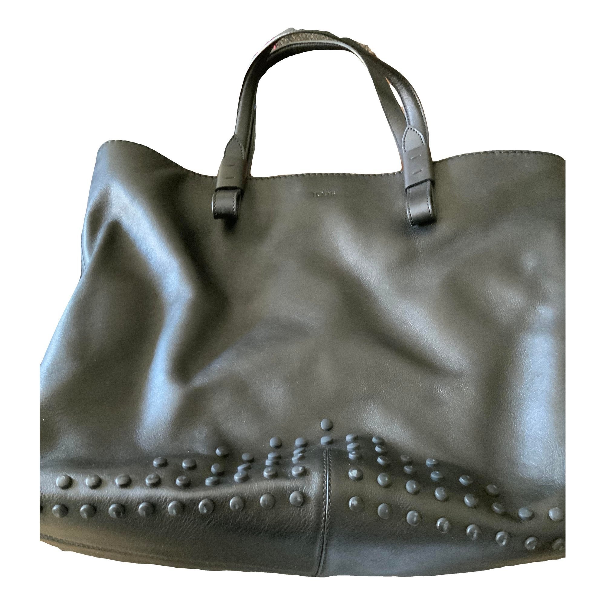 Leather tote