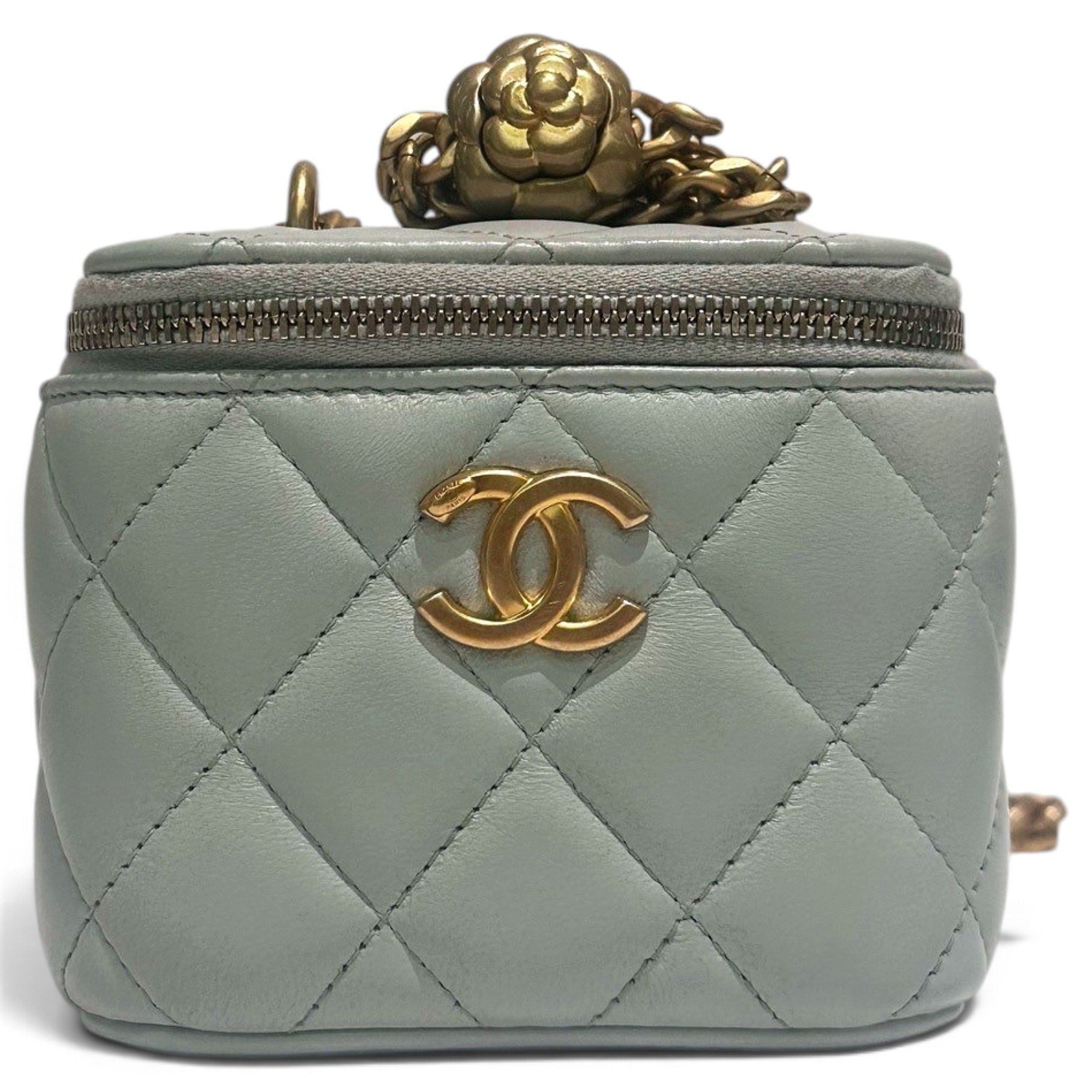Trendy CC Vanity leather handbag