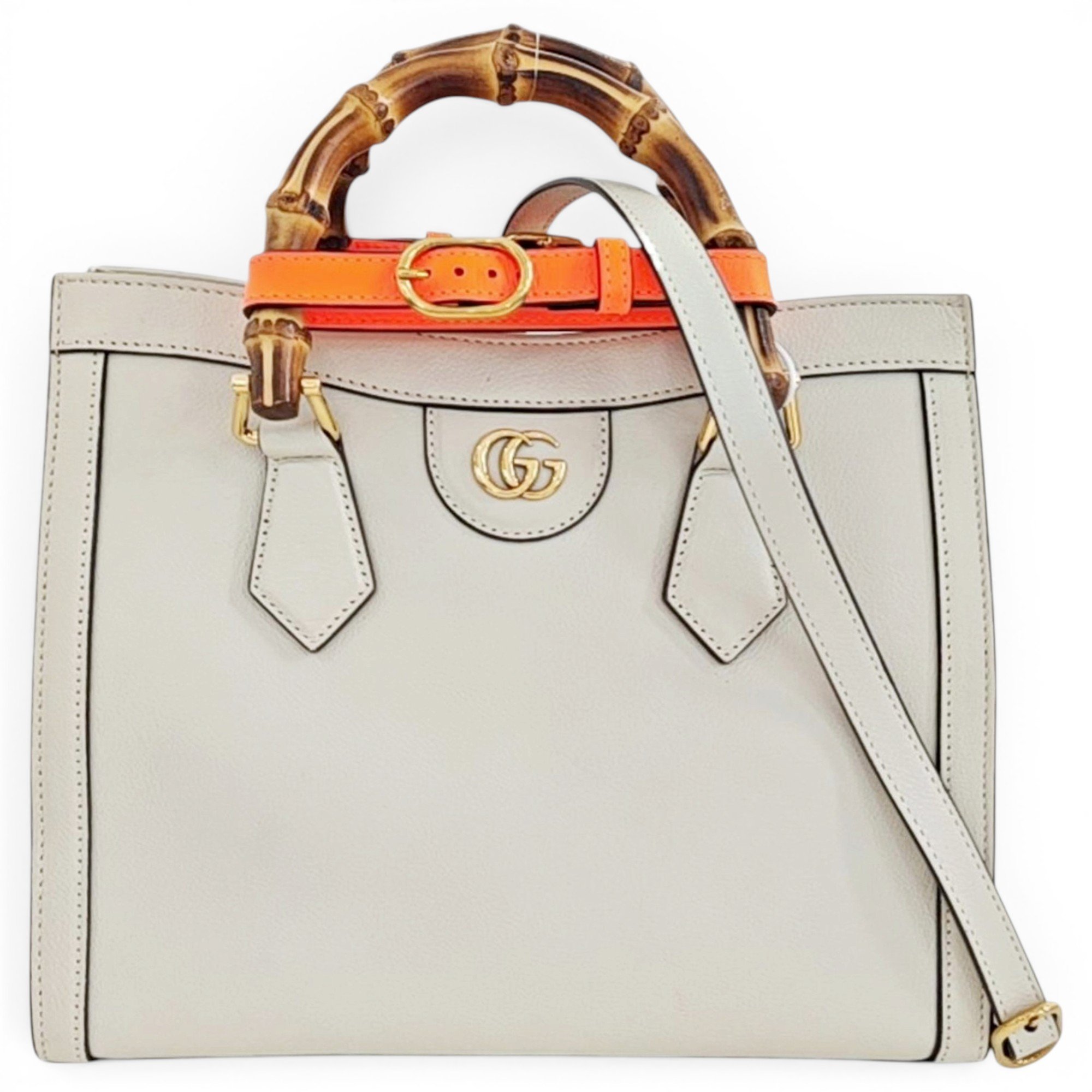 Diana Bamboo leather tote