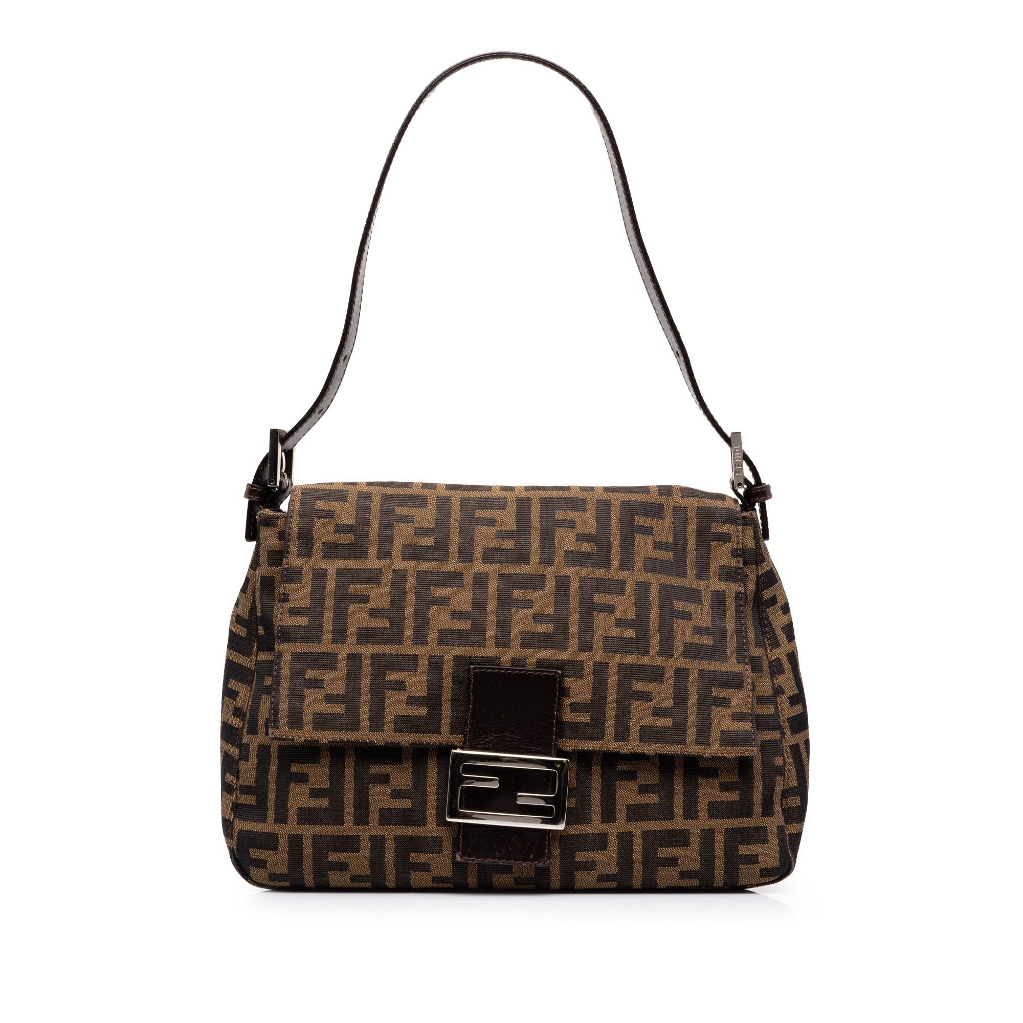 Pocket leather handbag