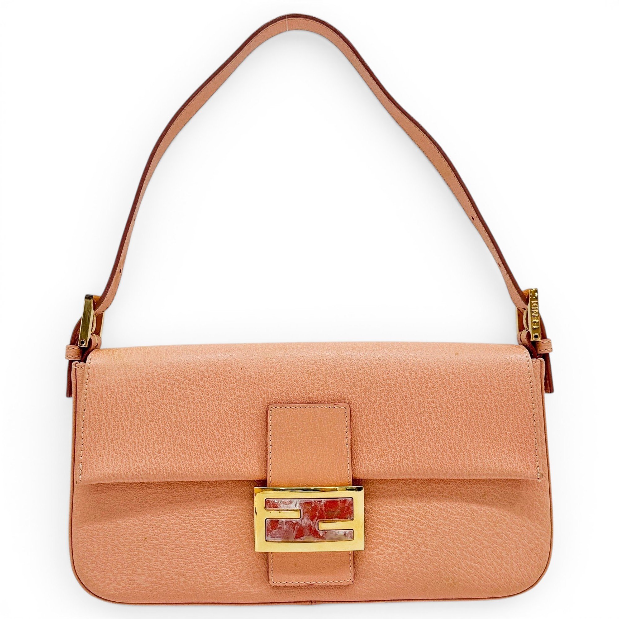 Baguette leather handbag