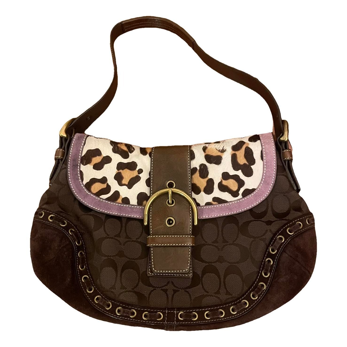 Signature Sufflette leather handbag