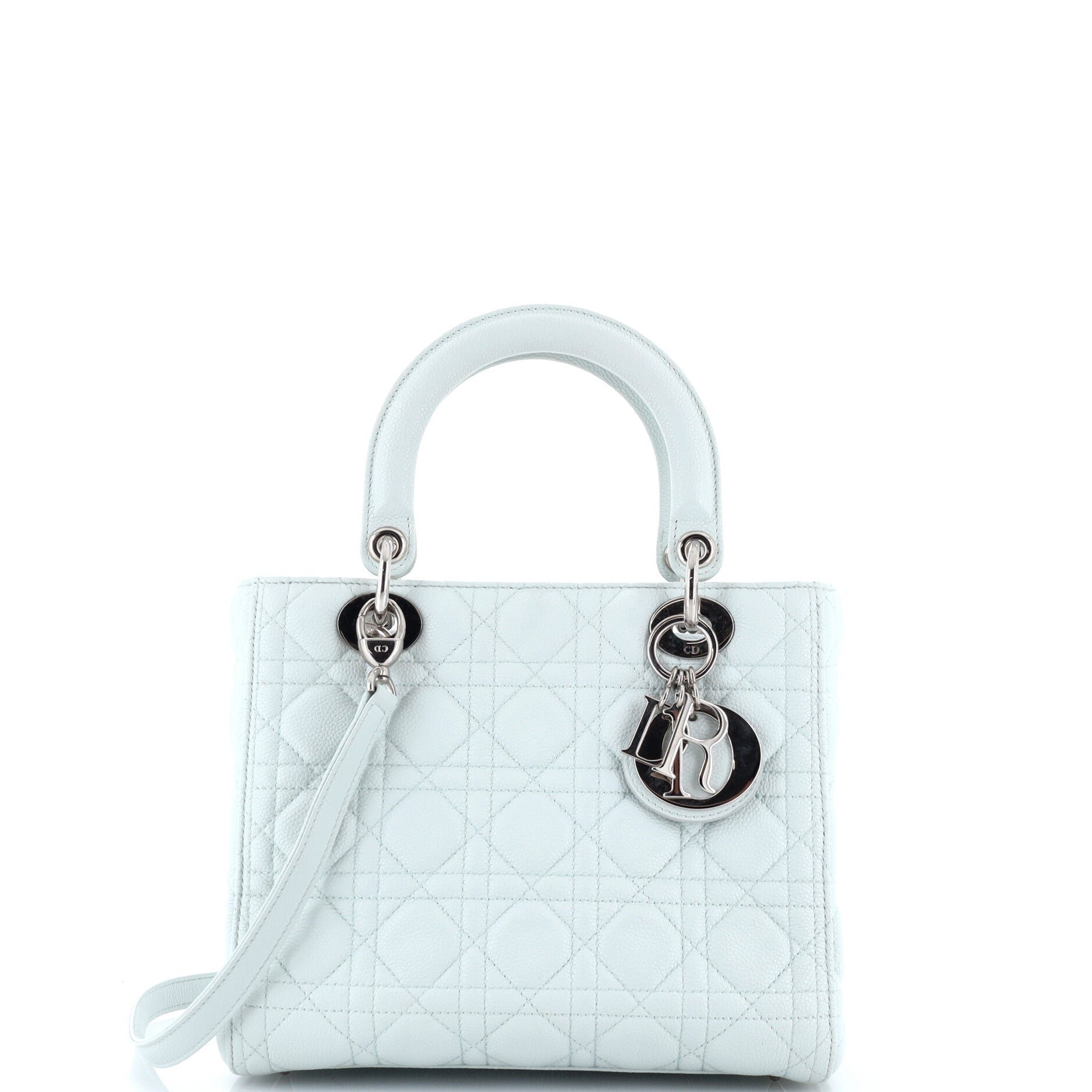 Lady Dior Bag Cannage Quilt Grained Calfskin Medium