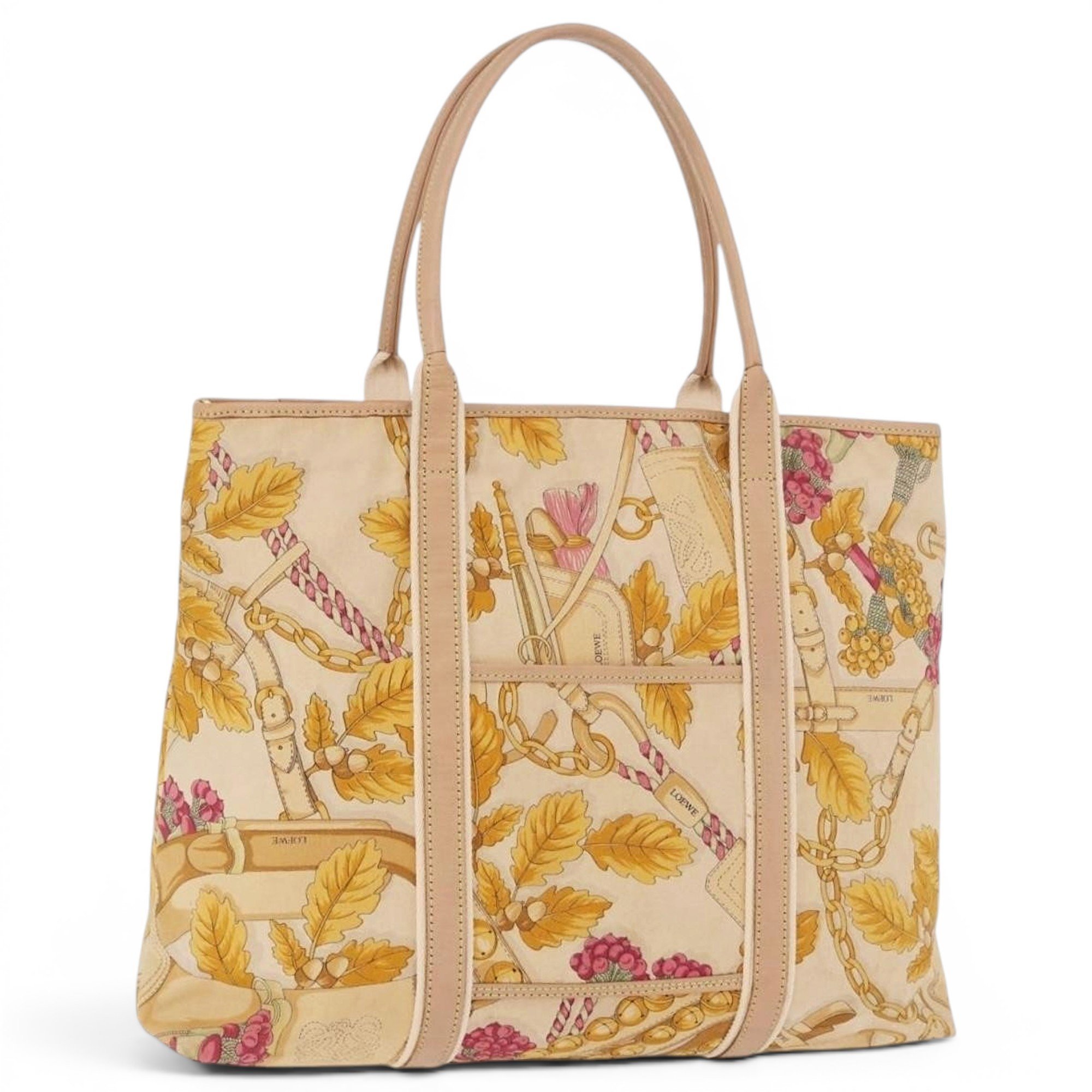 Leather tote