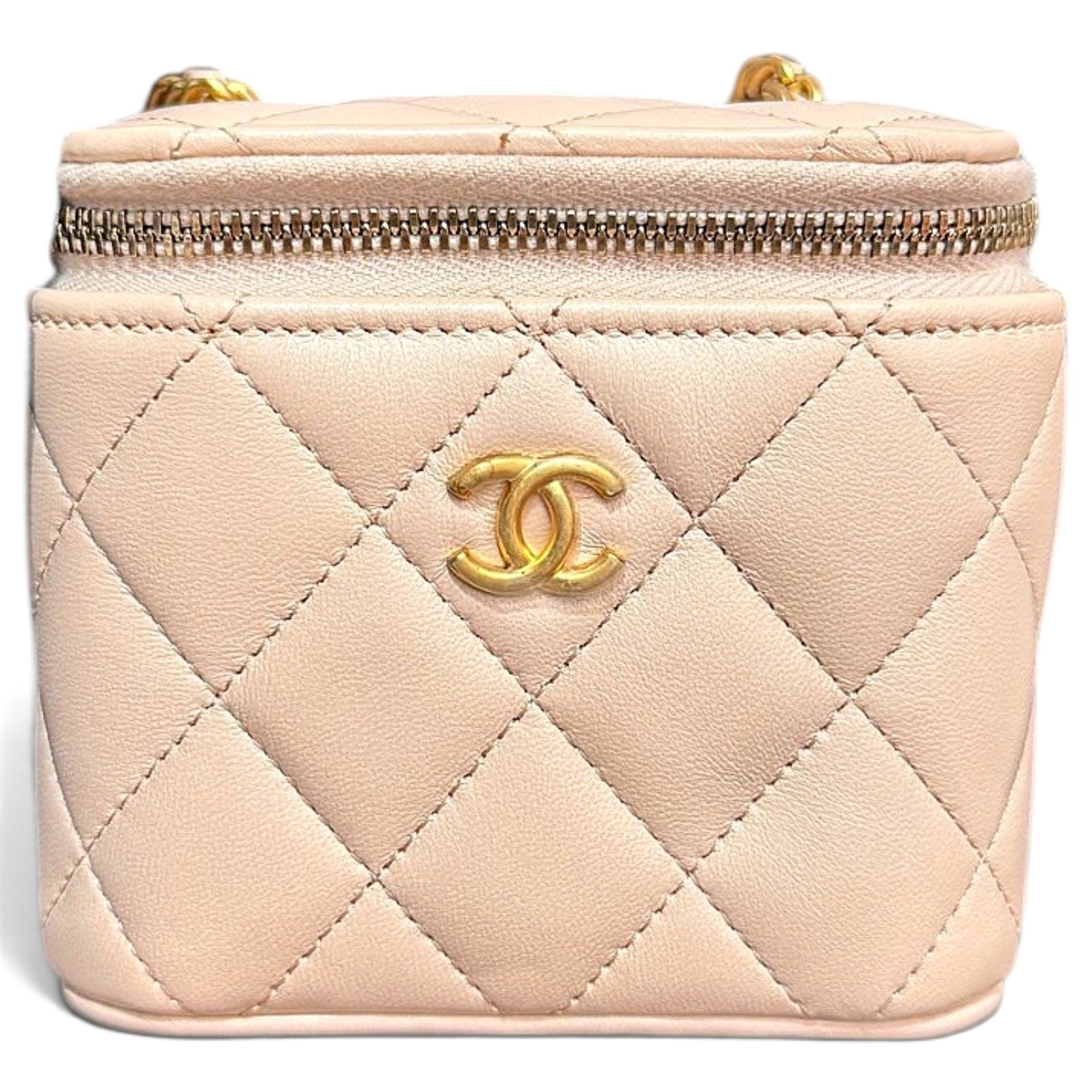 Trendy CC Vanity leather handbag