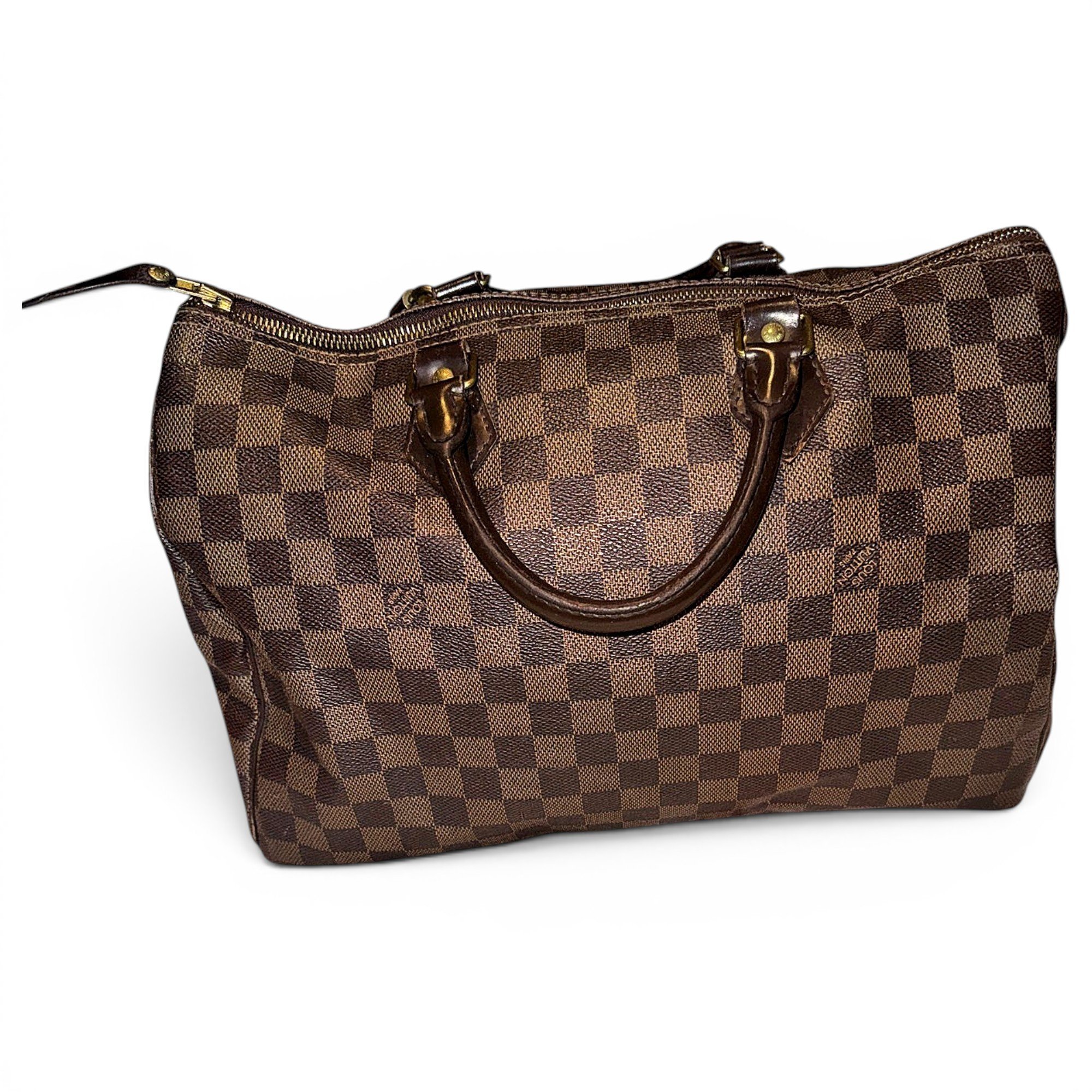 Speedy leather handbag