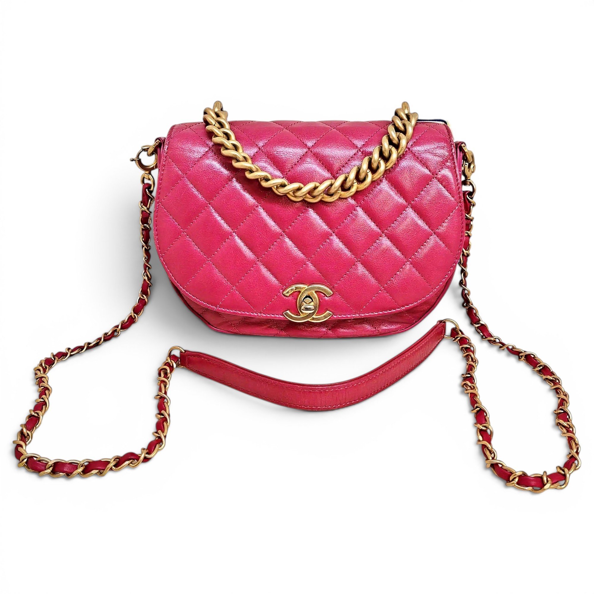 Leather crossbody bag