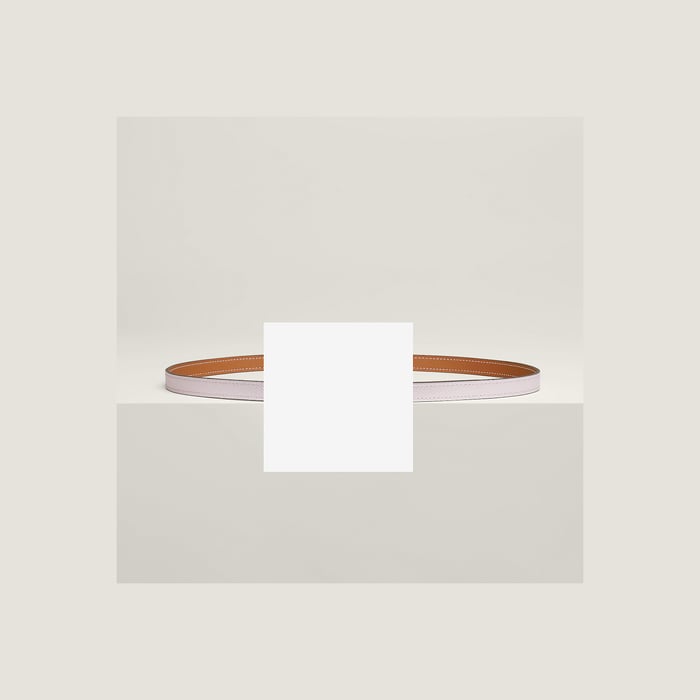 Bubble Belt Buckle & Reversible Leather Strap 13 MM