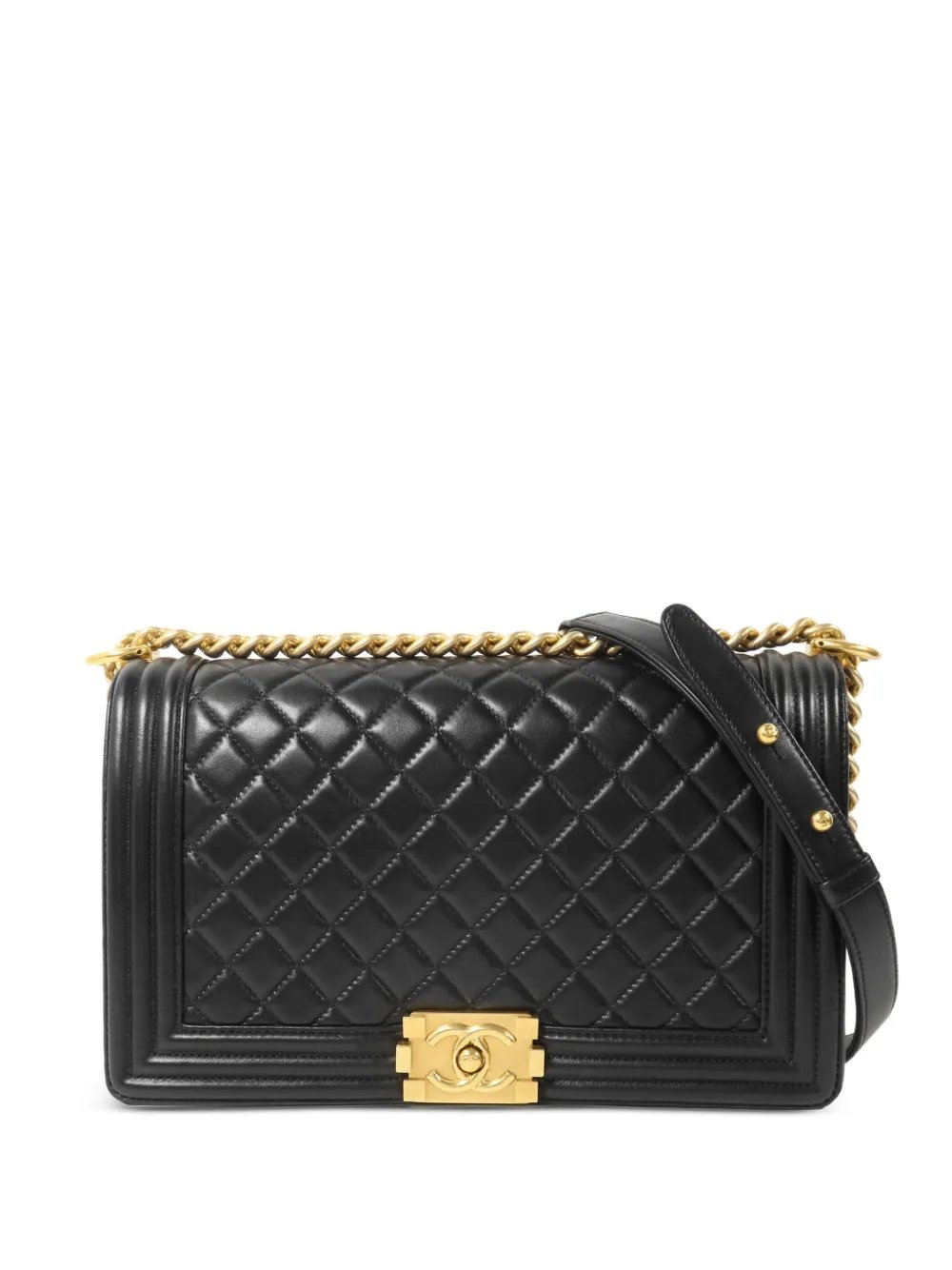 Boy quilted shoulder bag