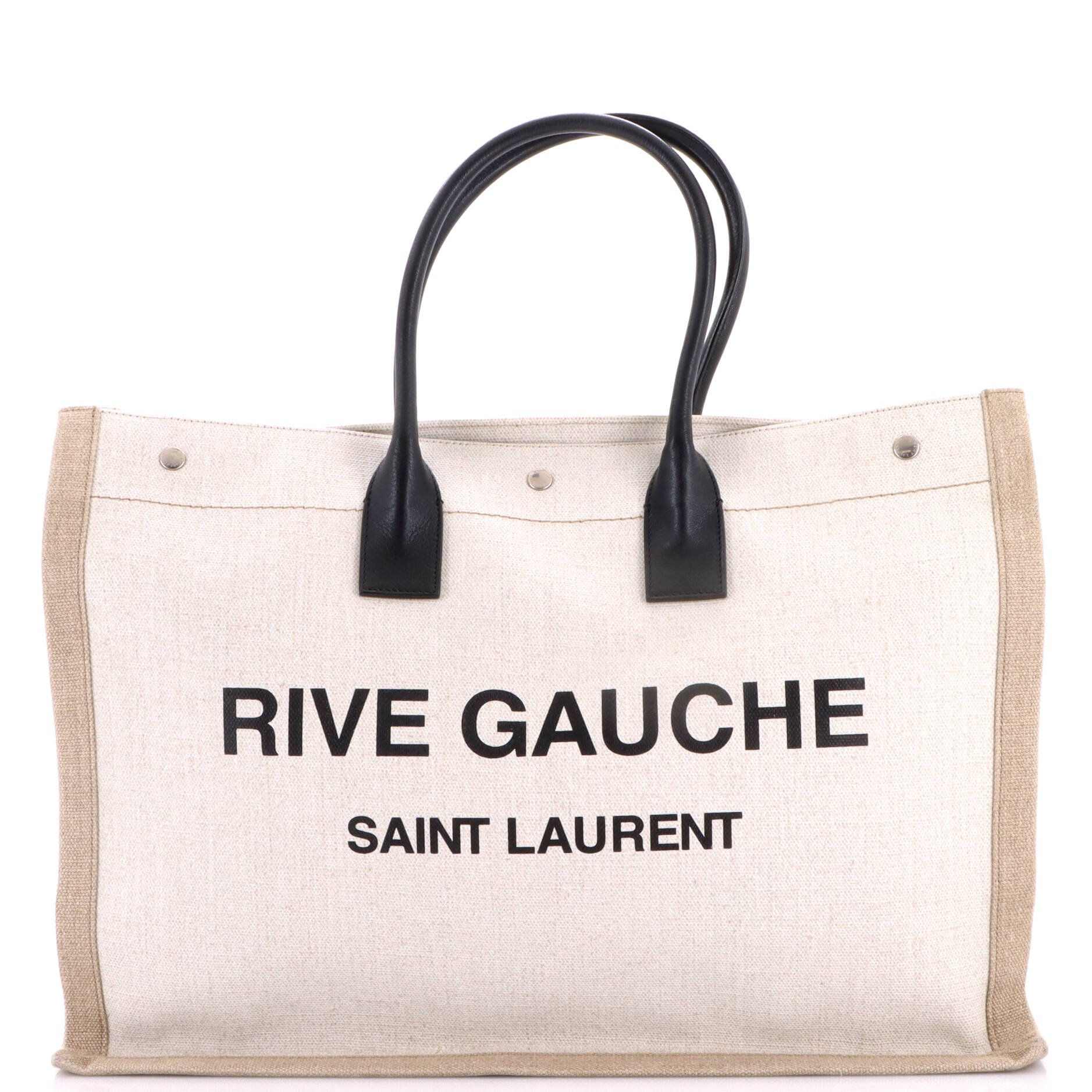 Rive Gauche Shopper Tote Canvas Large