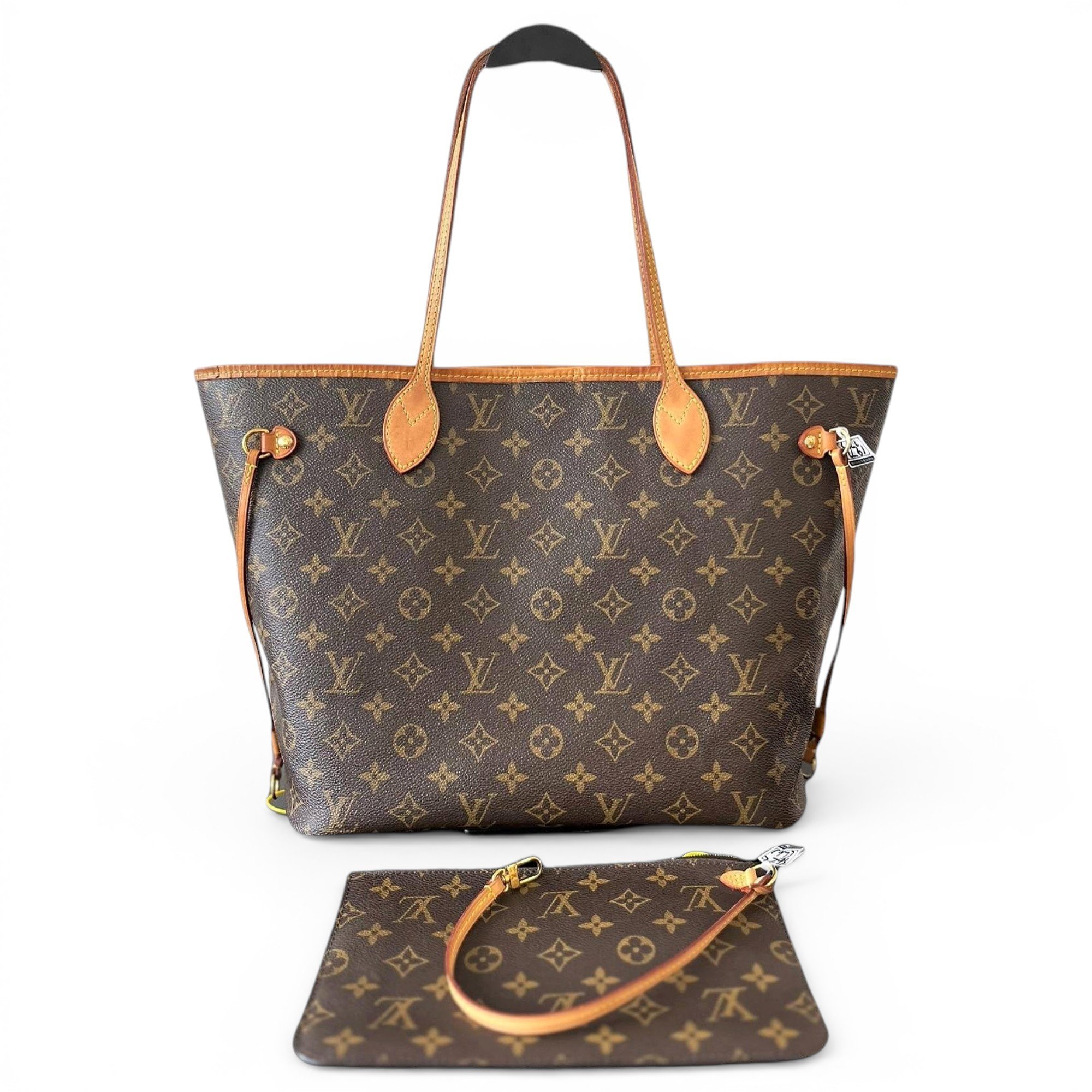 Neverfull leather tote