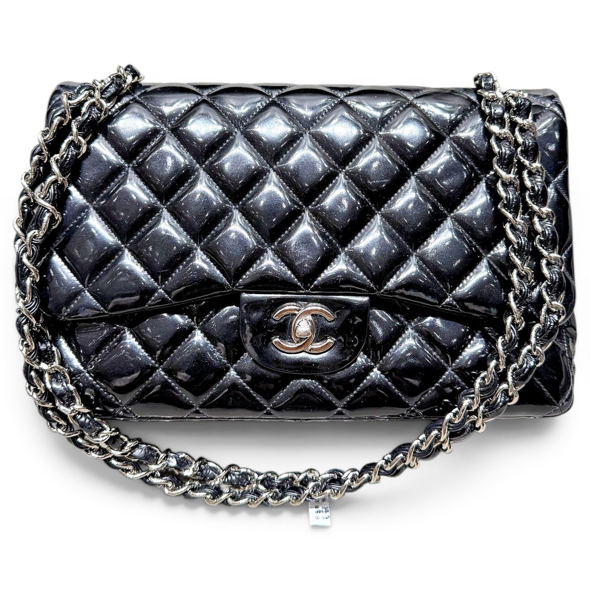 Timeless/Classique patent leather handbag