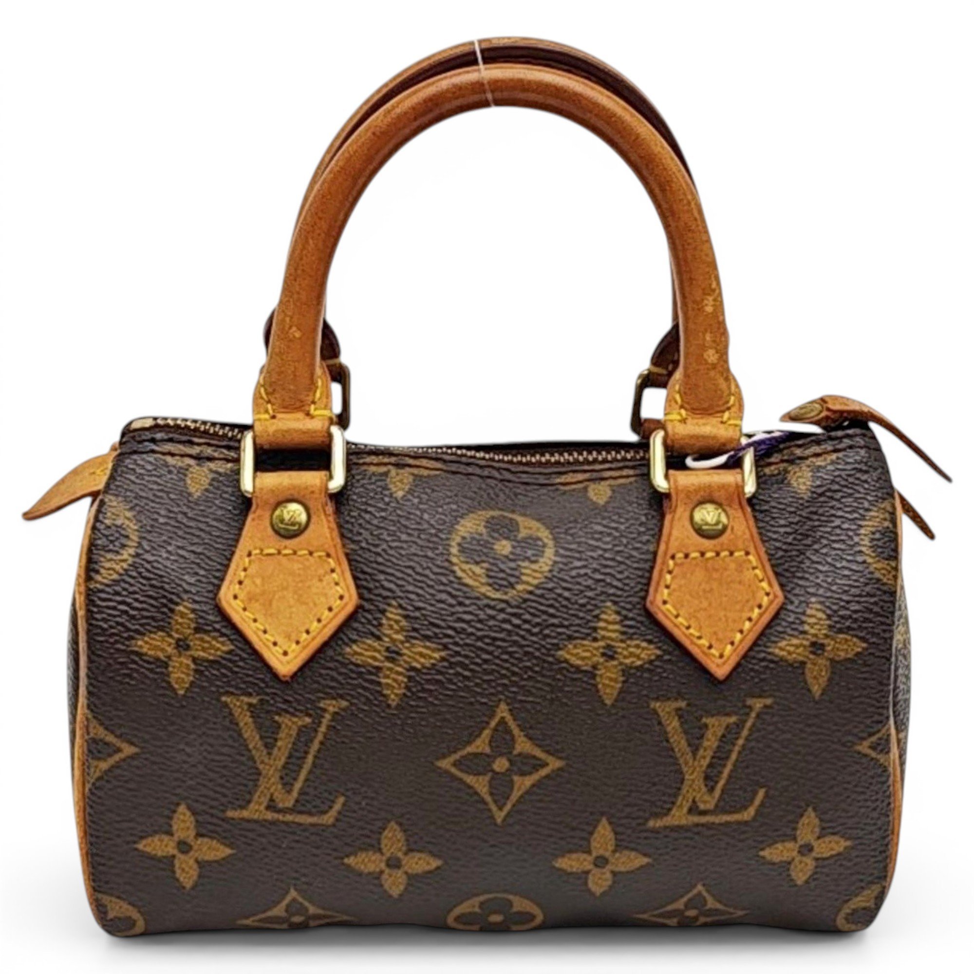Louis Vuitton Nano Speedy / Mini HL leather handbag
