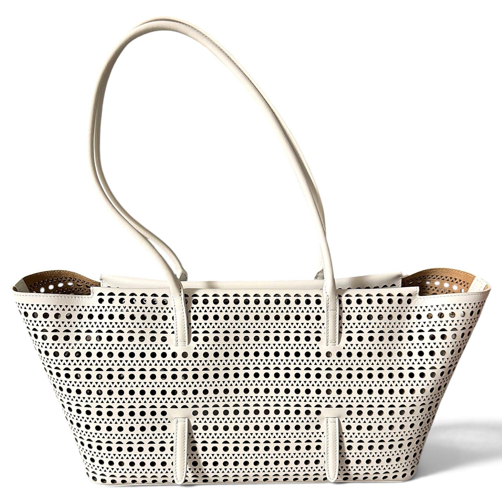 Alaia Mina leather tote