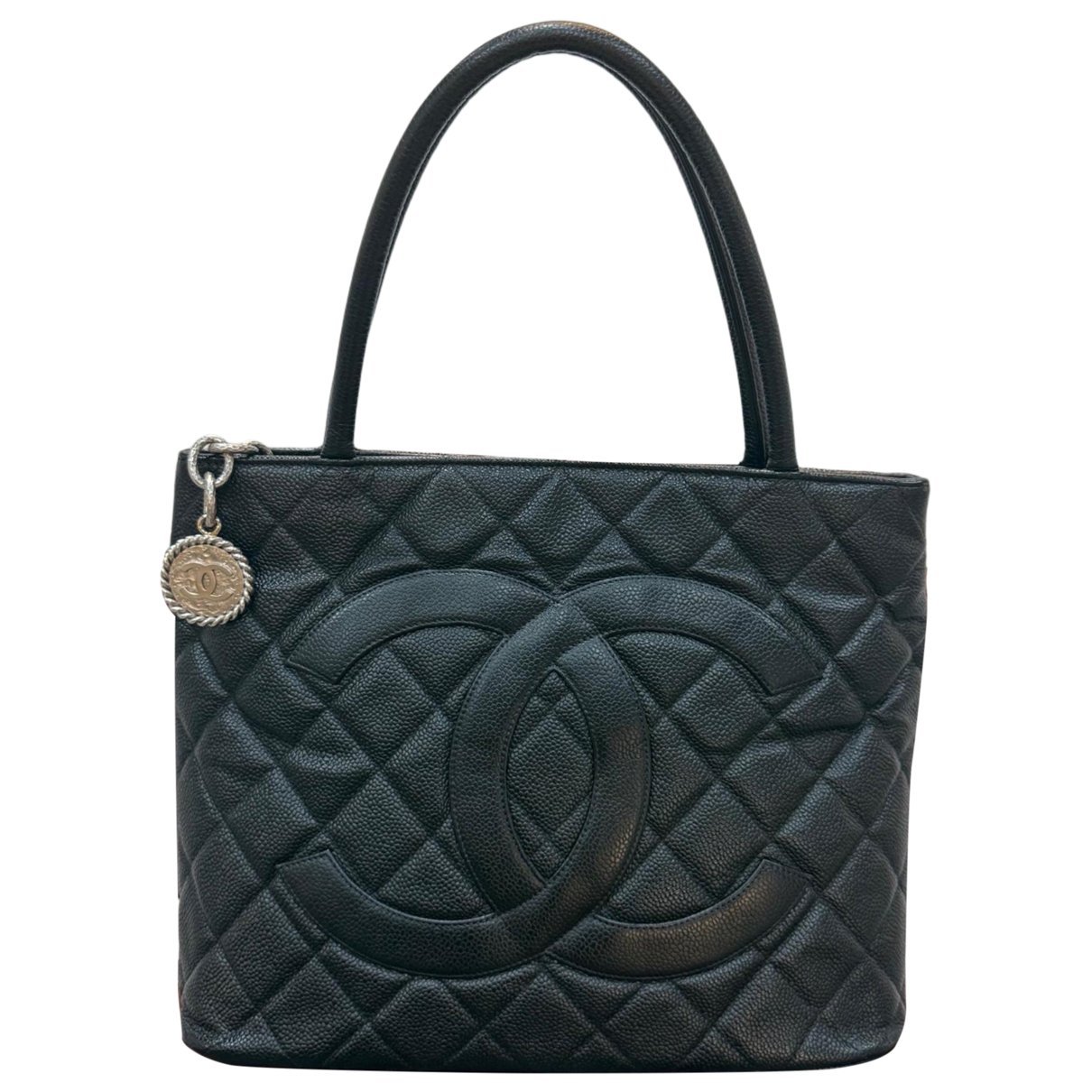 Médaillon linen handbag