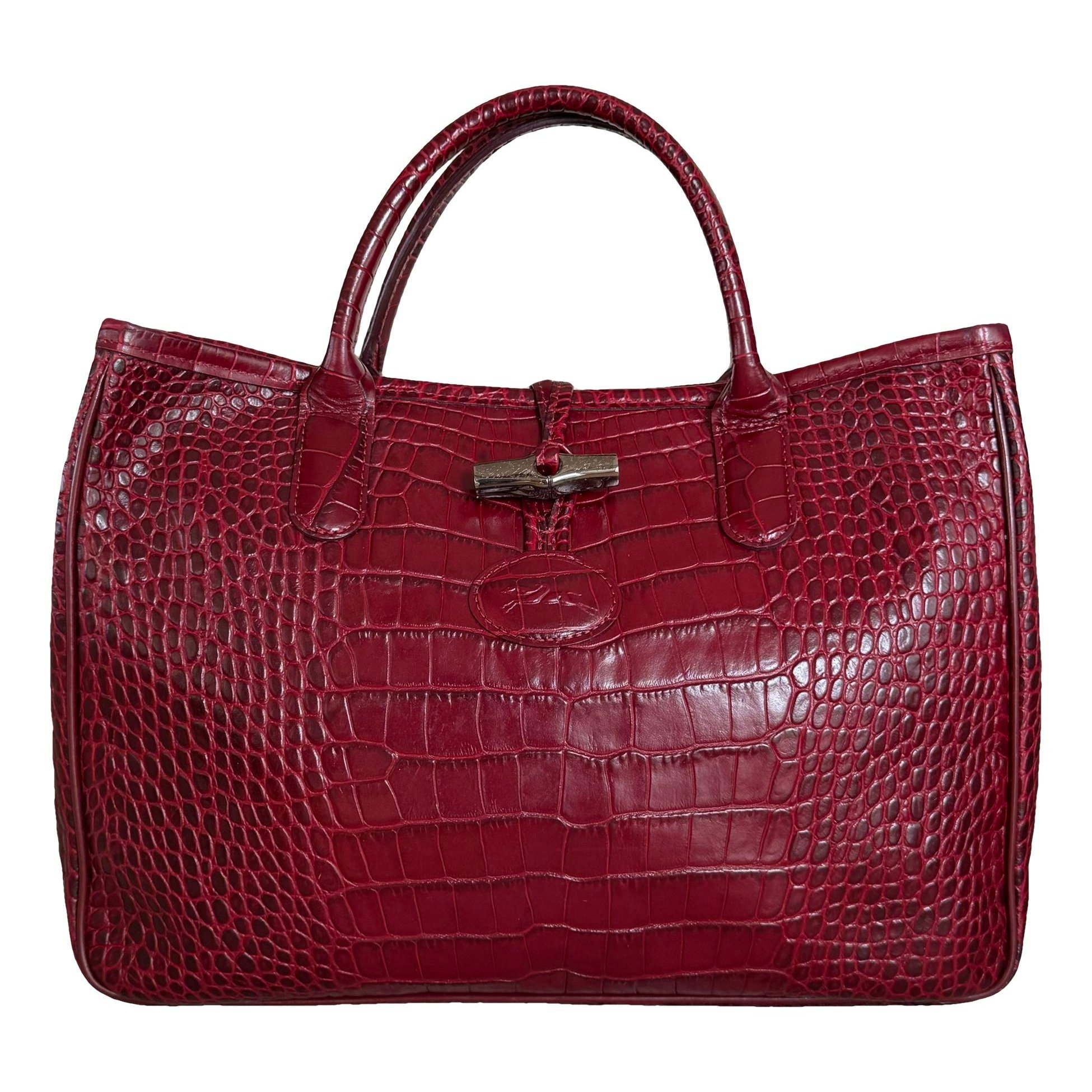 Longchamp Roseau leather handbag