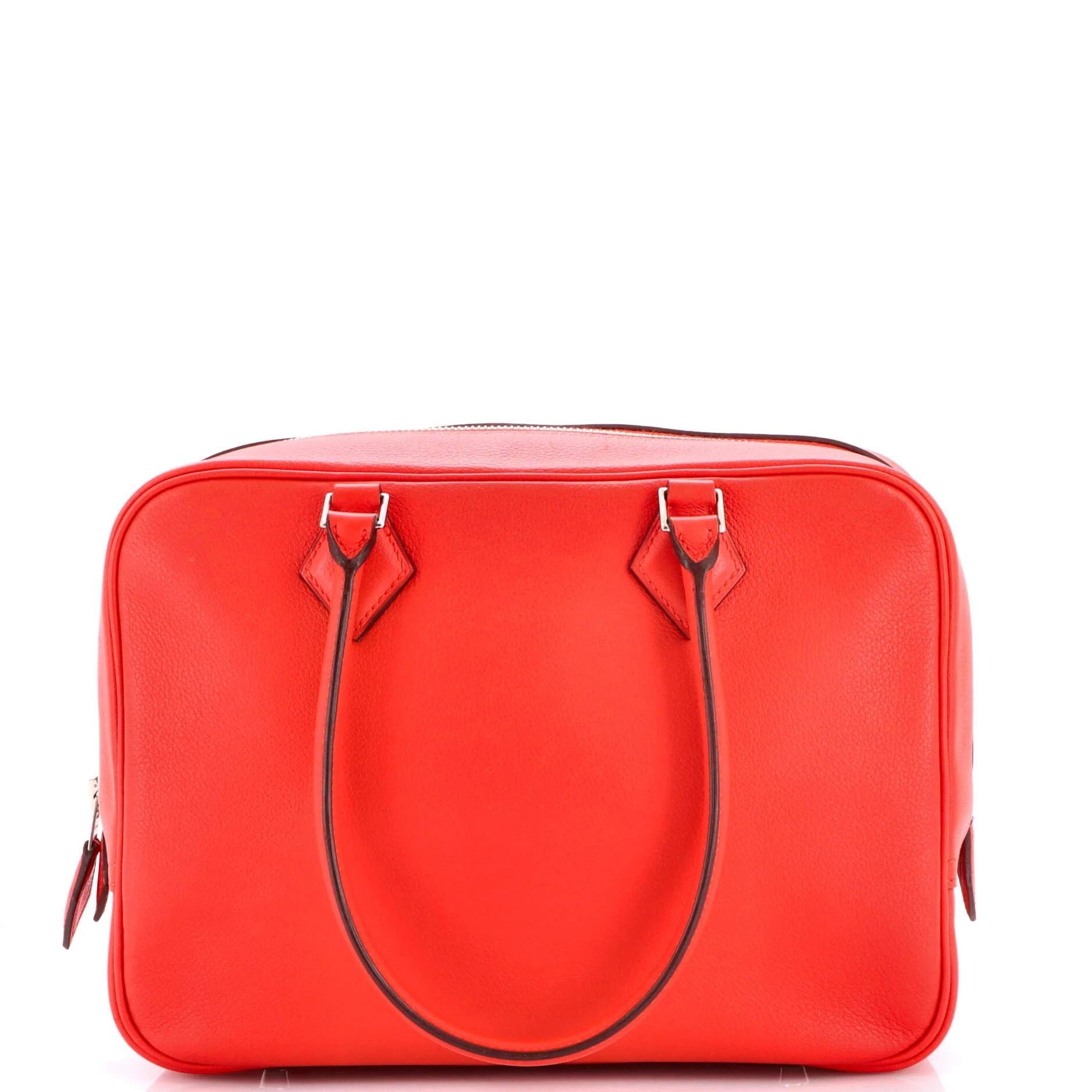 Hermes Plume 28 Handbag Evercolor Leather 2017