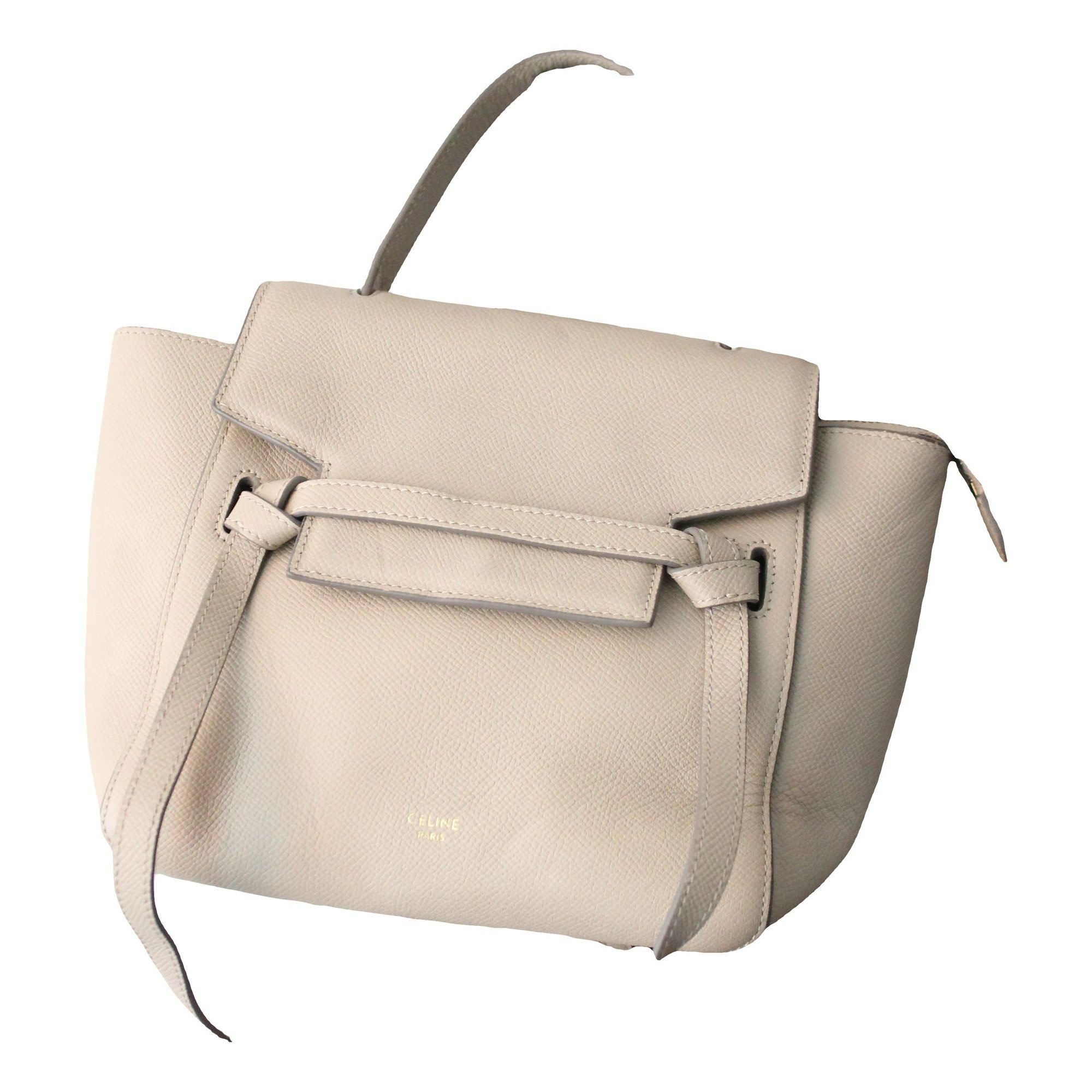 Belt leather handbag