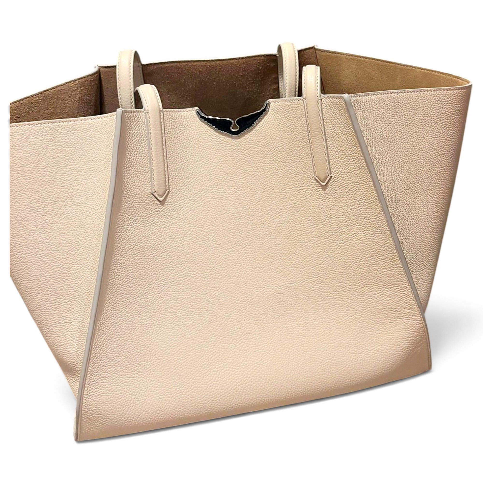 Leather tote