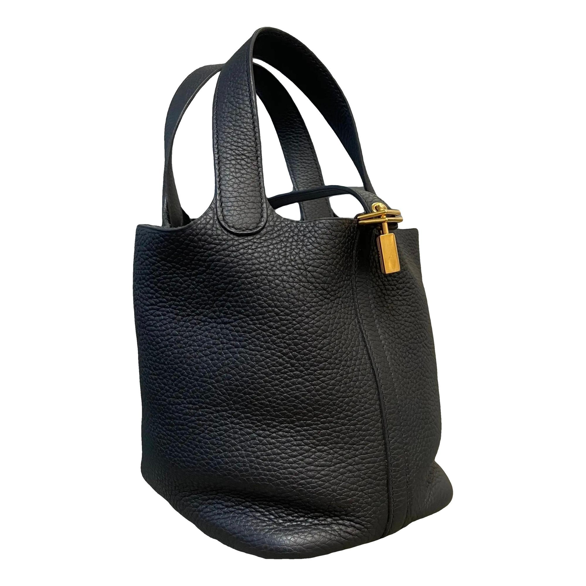 Hermes Picotin Handbag Black