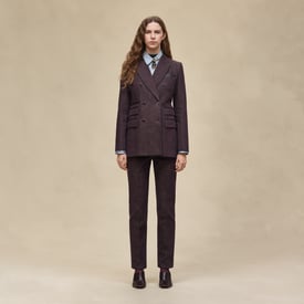Veste mix cuir Inspiration Tailleur
