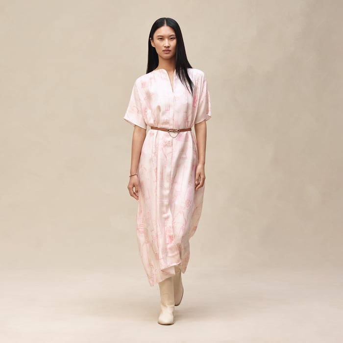 Rose Pétale "Etriers Remix" Classic Caftan