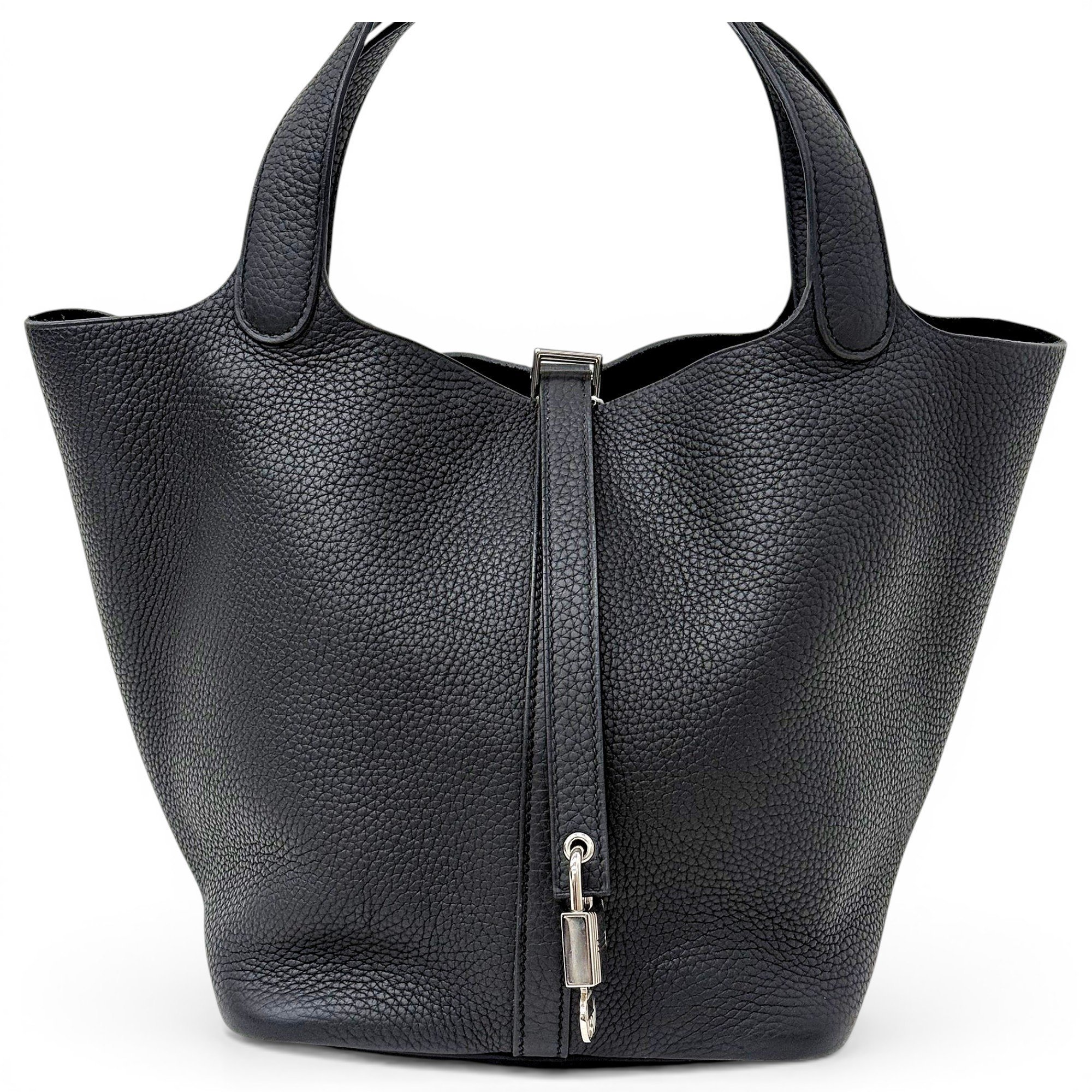 Picotin leather handbag