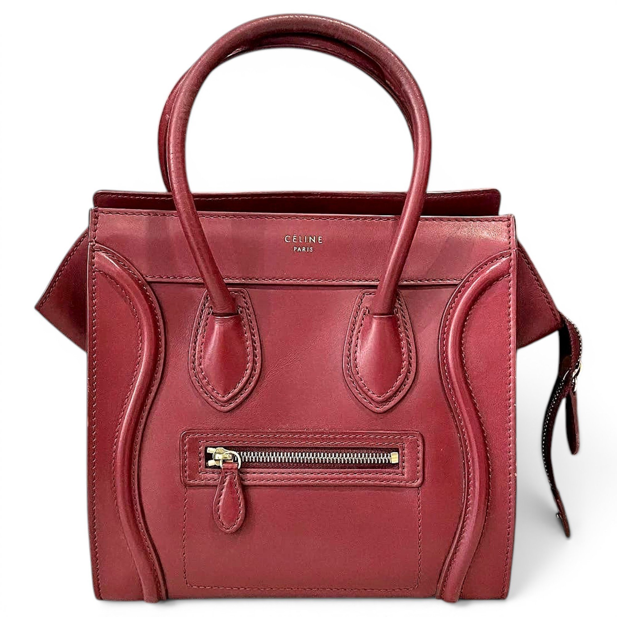 Luggage leather handbag